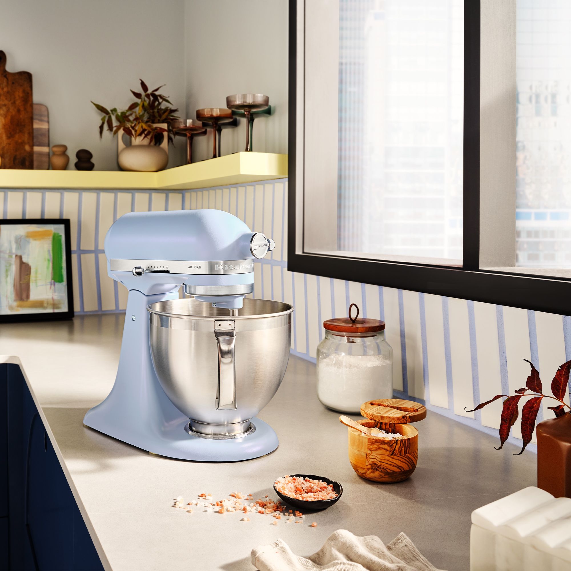 KitchenAid - Artisan Stand Mixer 5KSM195PS - Blue Salt KitchenAid - Artisan Stand Mixer 5KSM195PS - Blue Salt