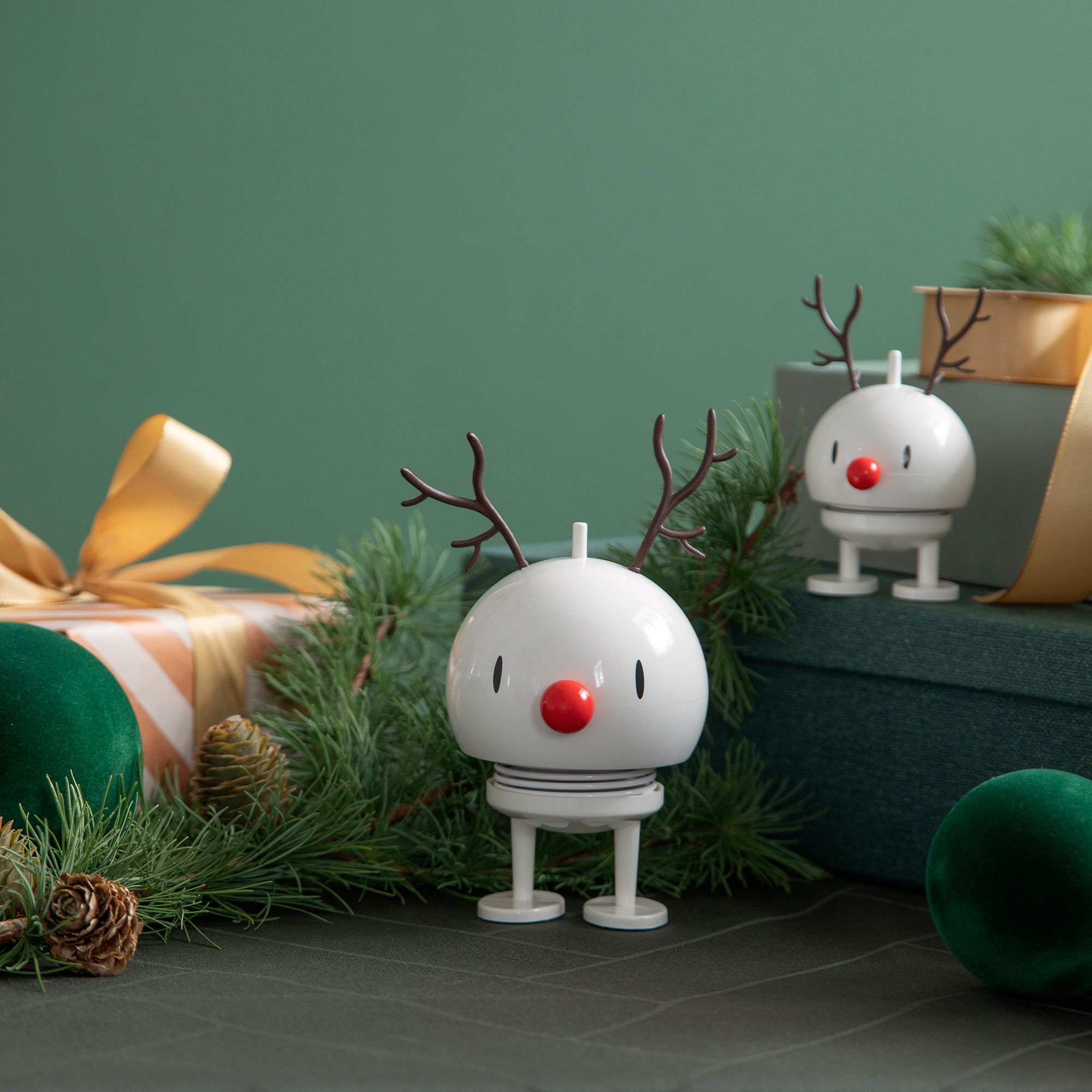 Hoptimist - Reindeer Bumble - M - White