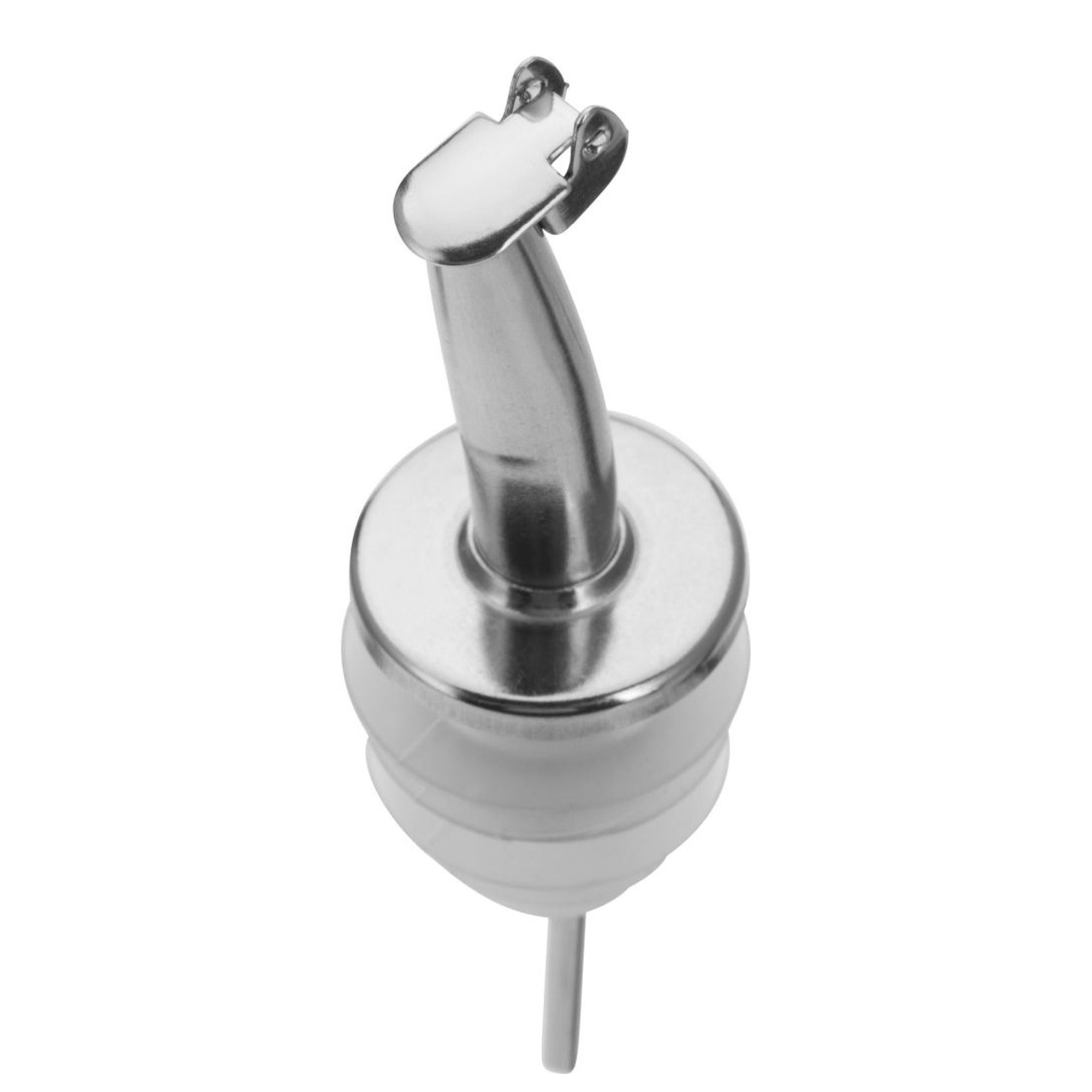 Westmark - 2 Free flow pourers »Inox Gastro«, silicone cork, metal flap