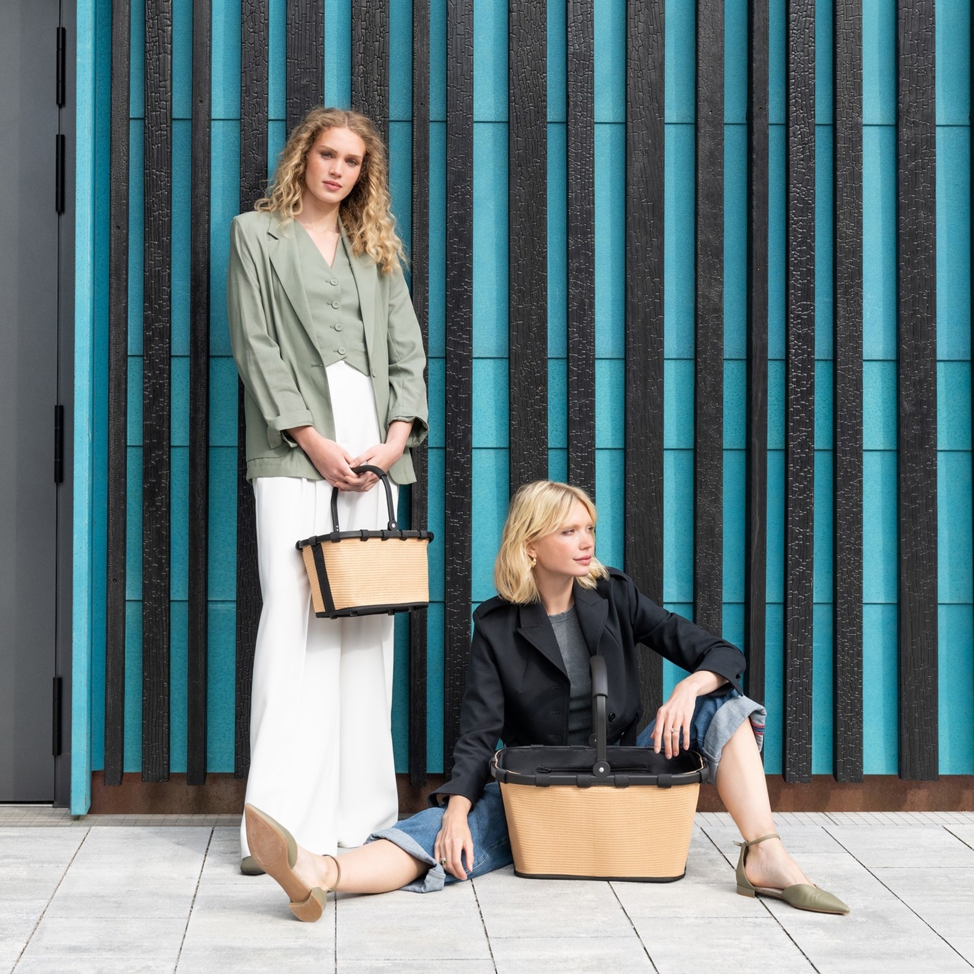 reisenthel - carrybag XS - frame raffia black reisenthel - carrybag XS - frame raffia black