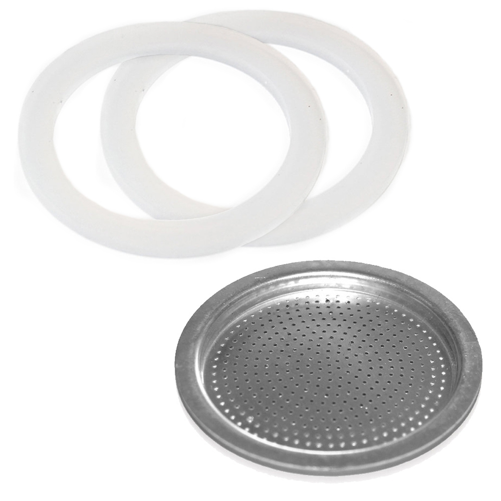 Cilio - Sealing rings with strainer for CAFFETTIERA cooker Cilio - Sealing rings with strainer for CAFFETTIERA cooker