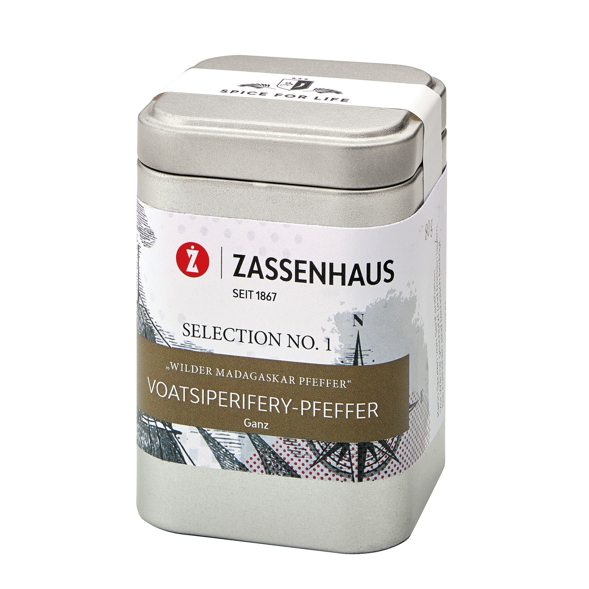 Zassenhaus - Voatsiperifery pepper, black 80 g