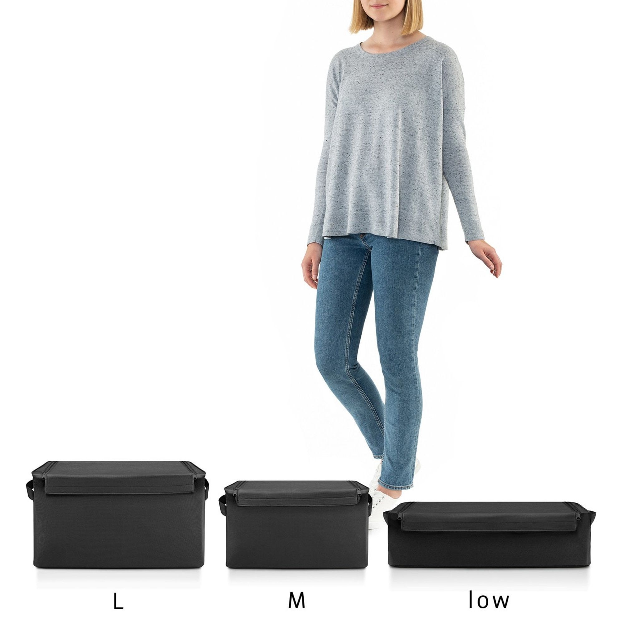 reisenthel - storagebox low - black reisenthel - storagebox low - black