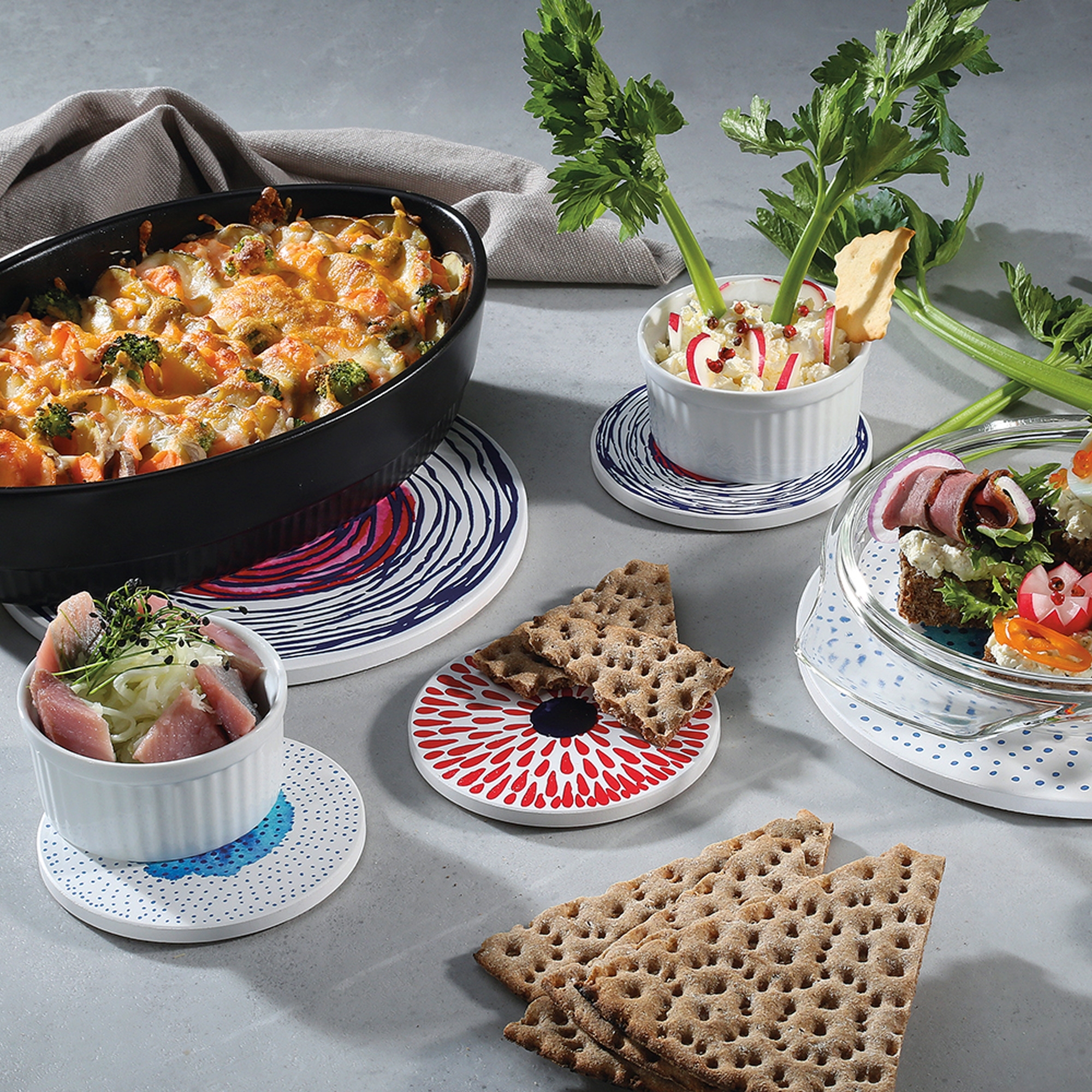 Zassenhaus - Coaster SCANDIC Circles - 20 cm Zassenhaus - Coaster SCANDIC Circles - 20 cm