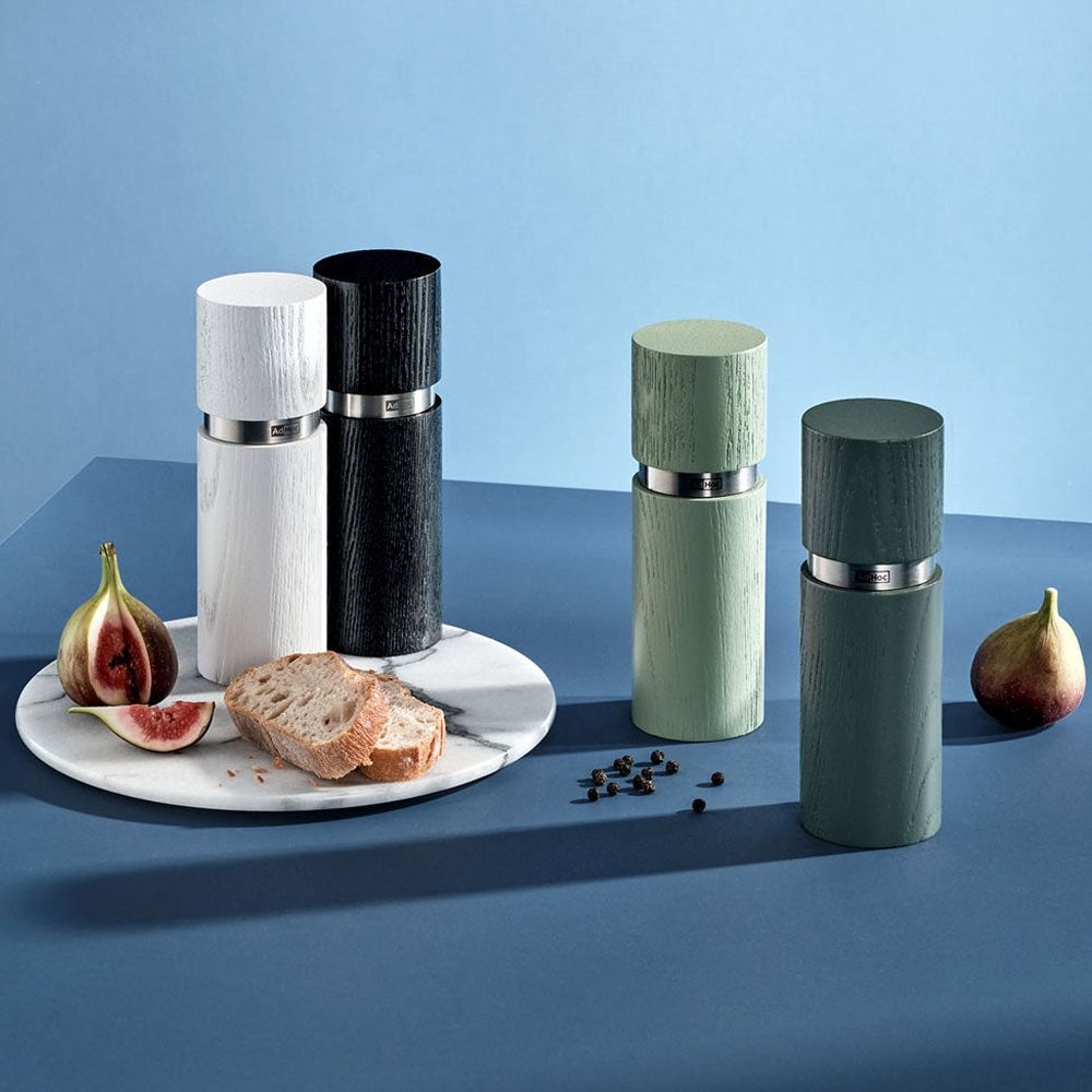 AdHoc Pfeffer- und Salzmühle Textura Dark & Light Green
