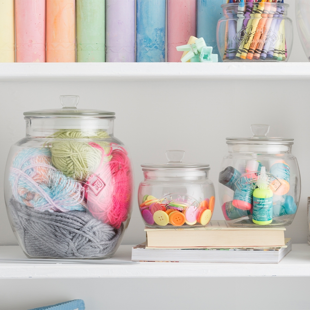 Kilner - Universal Push Top Storage Jar - 2 Litre Kilner - Universal Push Top Storage Jar - 2 Litre