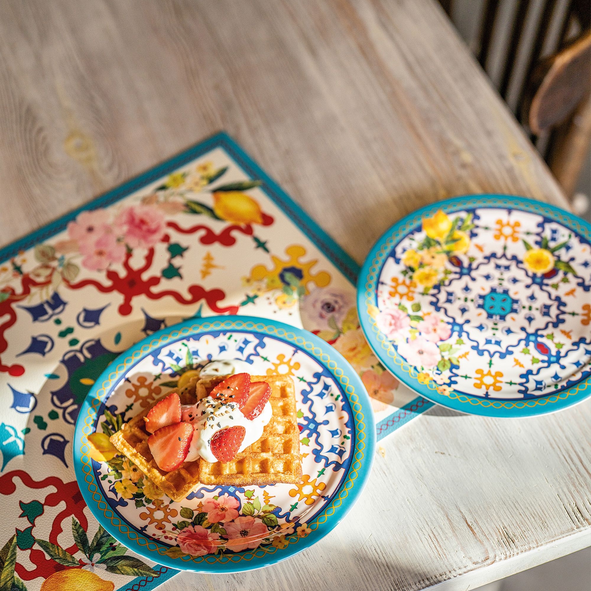 Guzzini - Dessert plate 'Flower&Lemon'