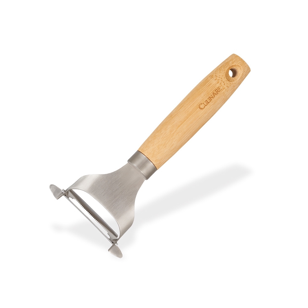 Culinare Naturals - Bamboo Serrated Peeler Culinare Naturals - Bamboo Serrated Peeler