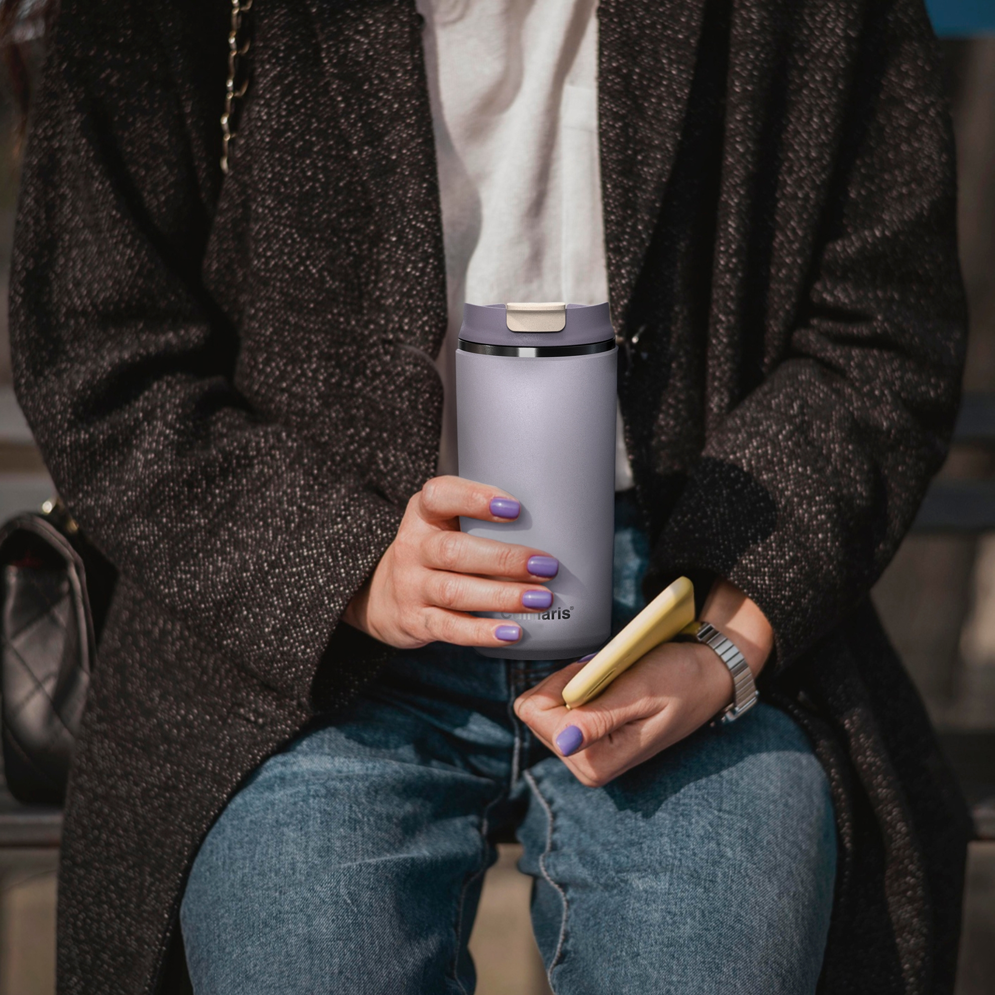 Thermo mug - Amico - 350 ml - lilac | Culinaris