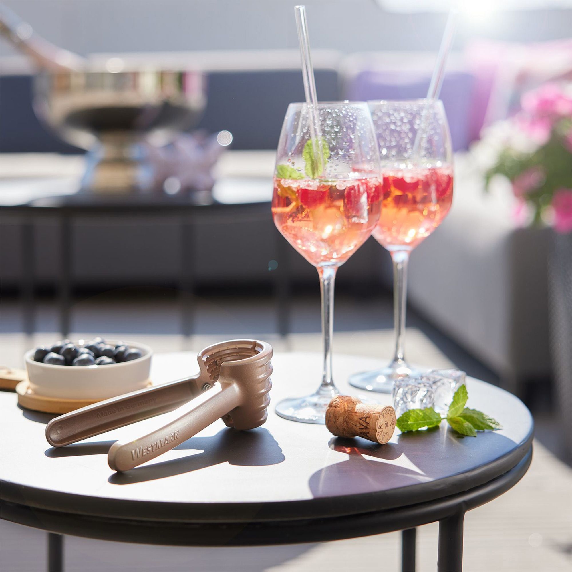 Westmark - Champagne tongs »2in1« rose