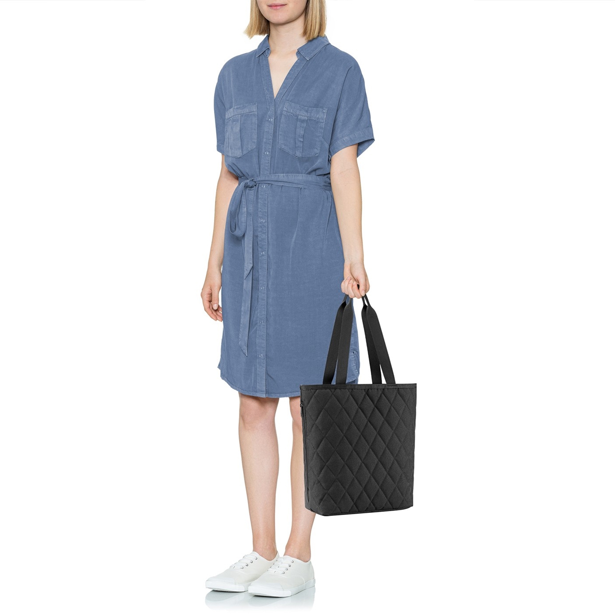 reisenthel - classic shopper M - rhombus black