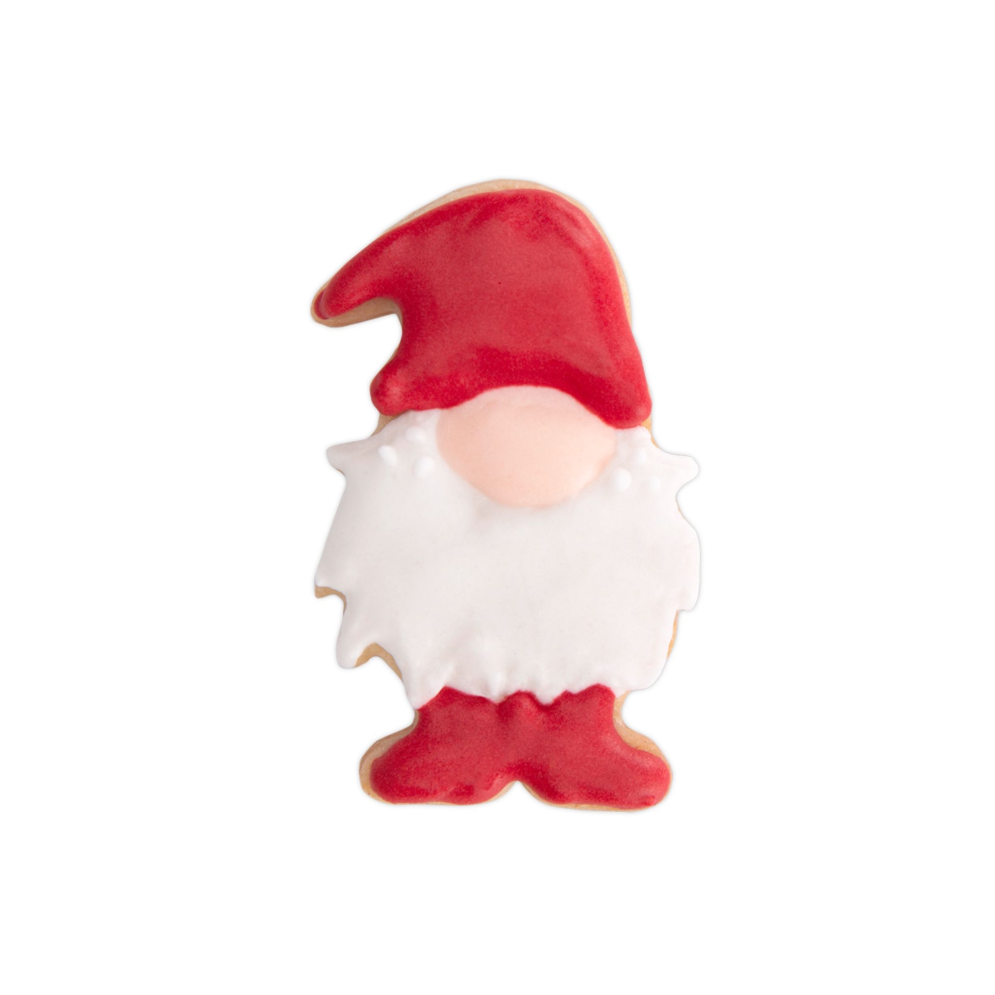 Städter - Embossing cookie cutter elf - 6 cm - red