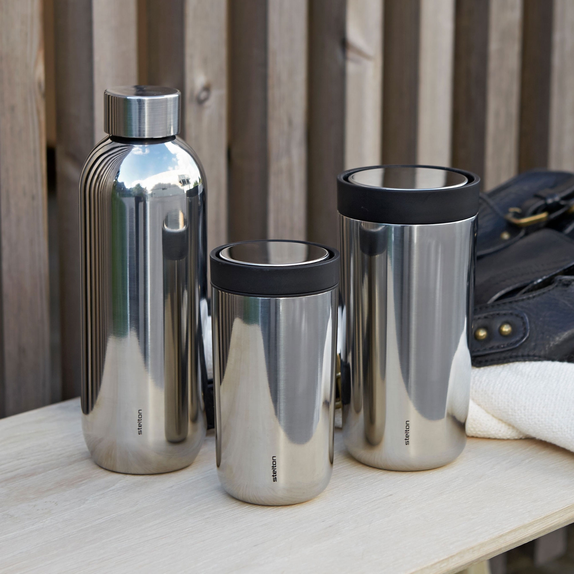 Stelton - Drinking bottle Keep Cool 0,6L - Stainless Steel