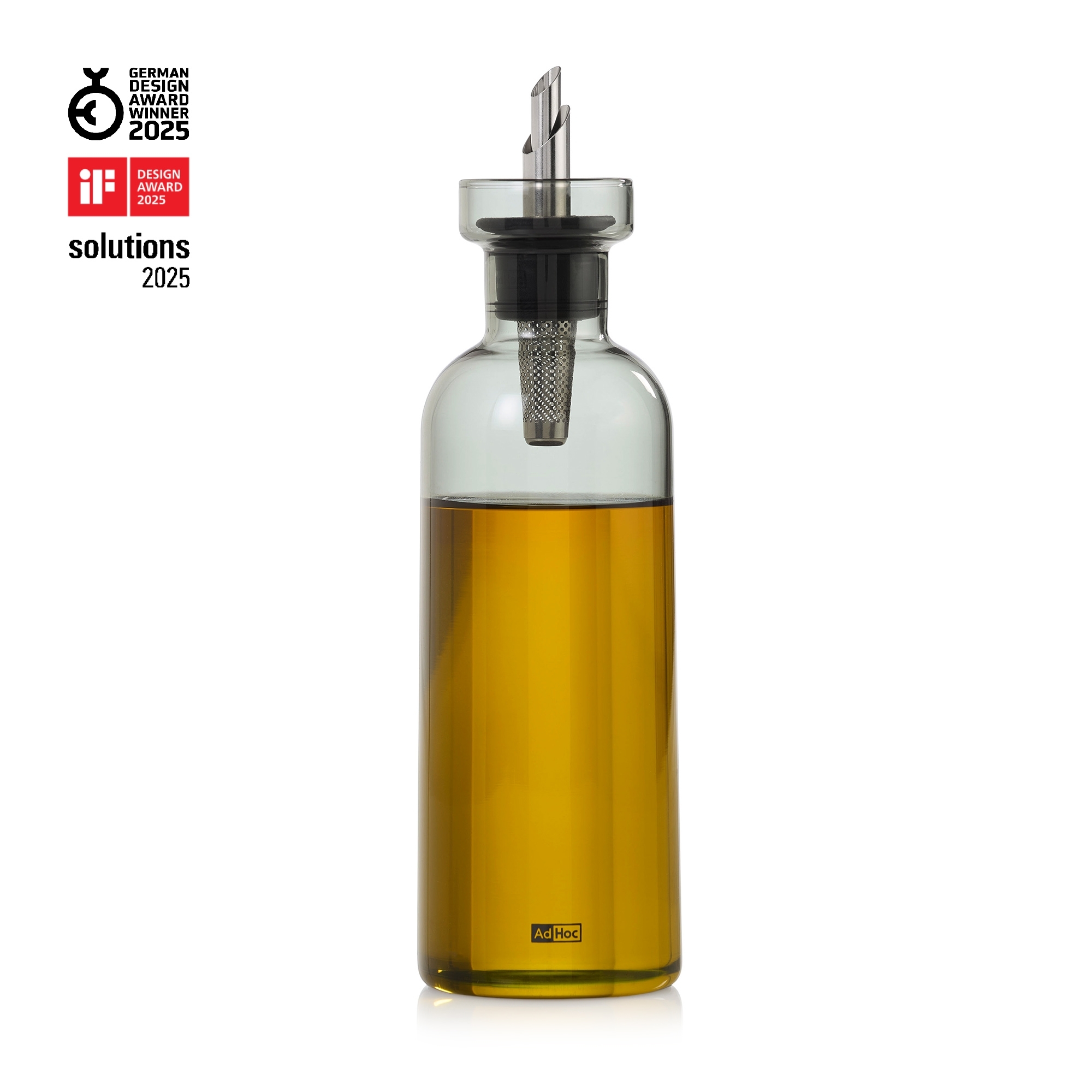 AdHoc - AromaPour Oil/Vinegar Dispenser - 500 ml | Grey