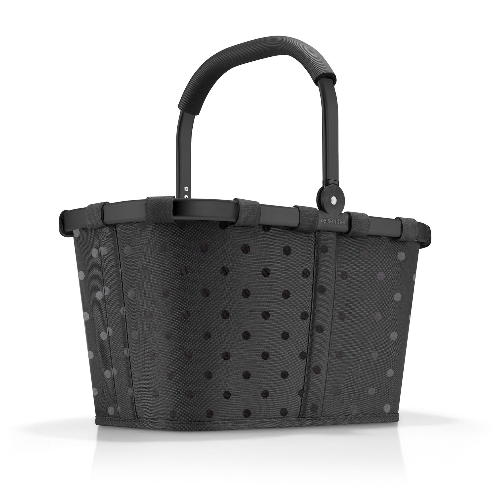 reisenthel - carrybag -  frame glossy dots black reisenthel - carrybag -  frame glossy dots black