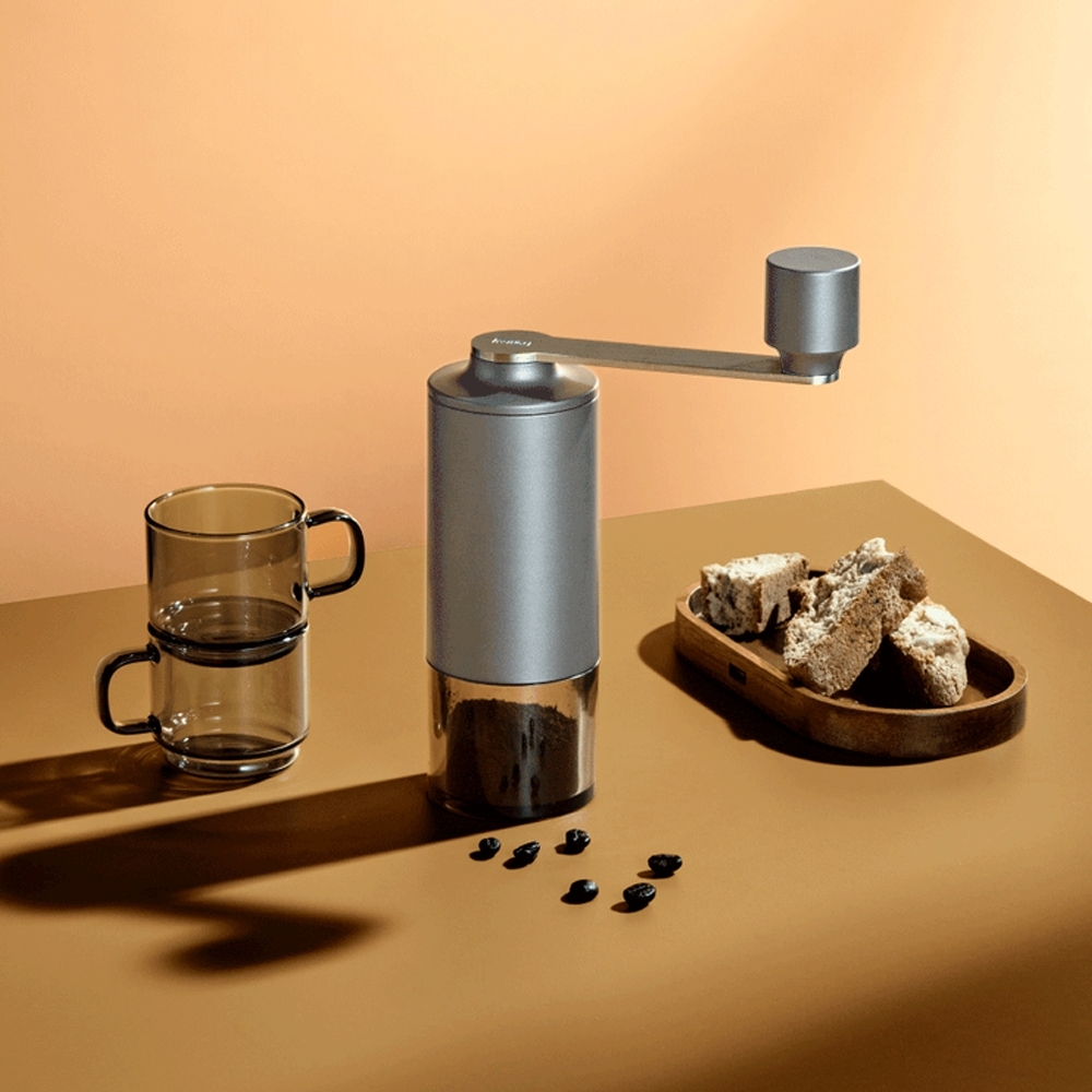 AdHoc - Moro coffee grinder - light grey