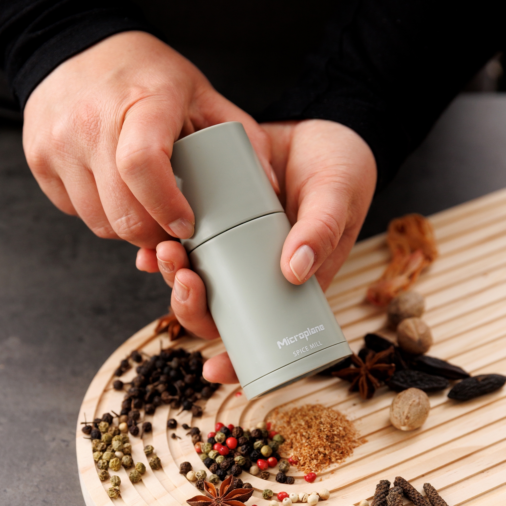 Microplane - Nutmeg mill 2in1 - Sage Green