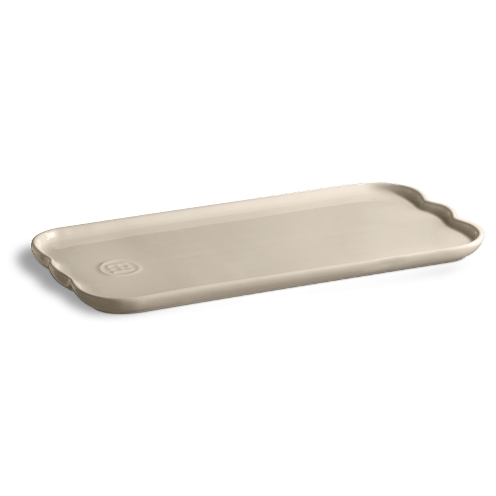 Emile Henry - Servierteller 31,5 x 15 cm  - Madeleine | Ton Emile Henry - Servierteller 31,5 x 15 cm  - Madeleine | Ton