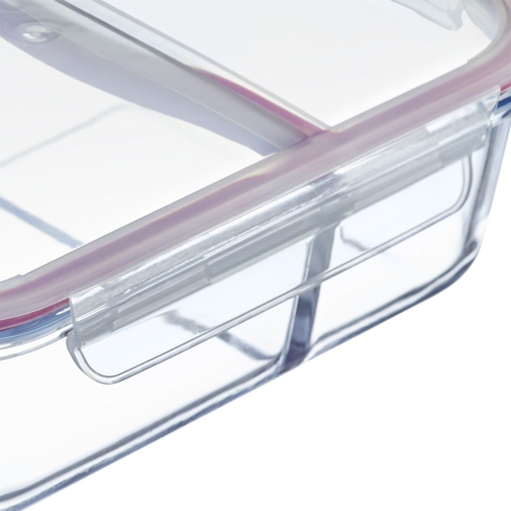 Westmark - Glass food storage box 1380 ml, with 2 separate compartment