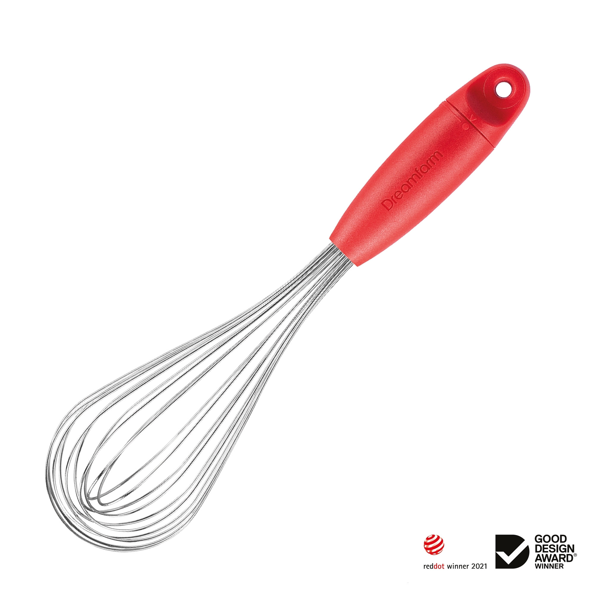 Dreamfarm - Flisk, 29 cm - Schneebesen, rot Dreamfarm - Flisk, 29 cm - Schneebesen, rot
