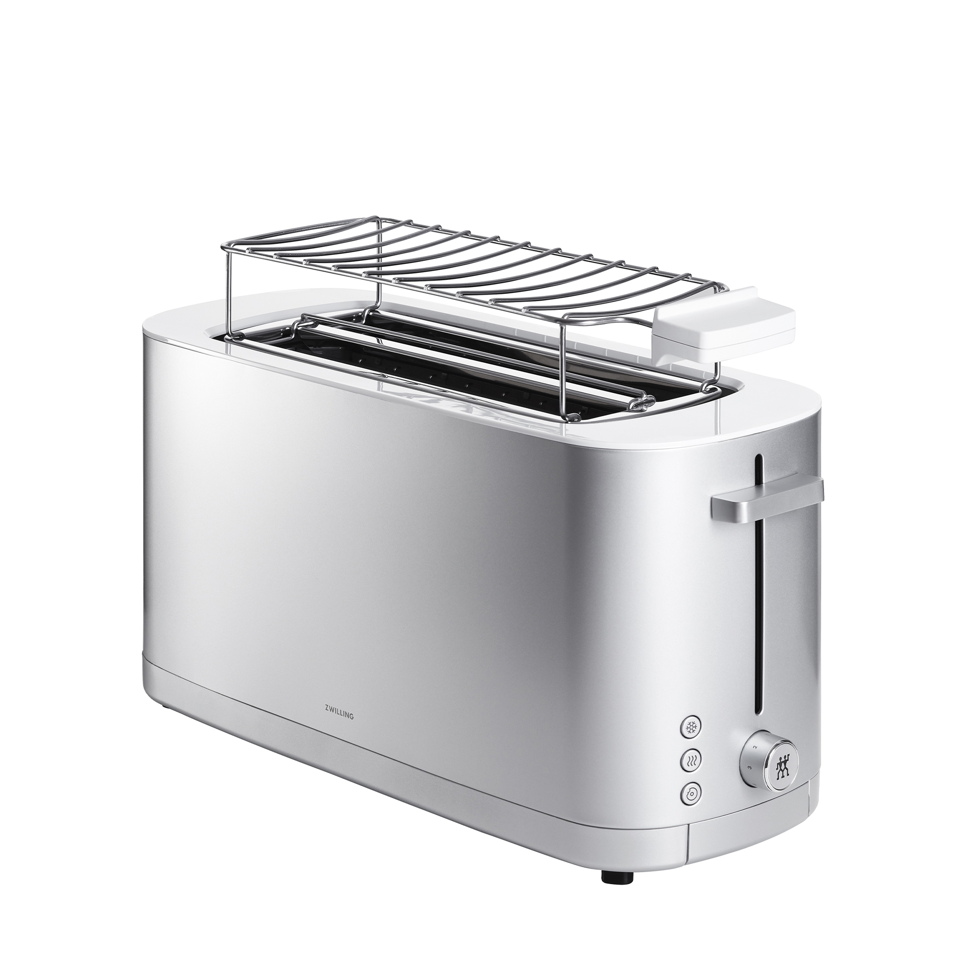 ZWILLING - Toaster with bread roll attachment | ENFINIGY | 2 slots lang | silver