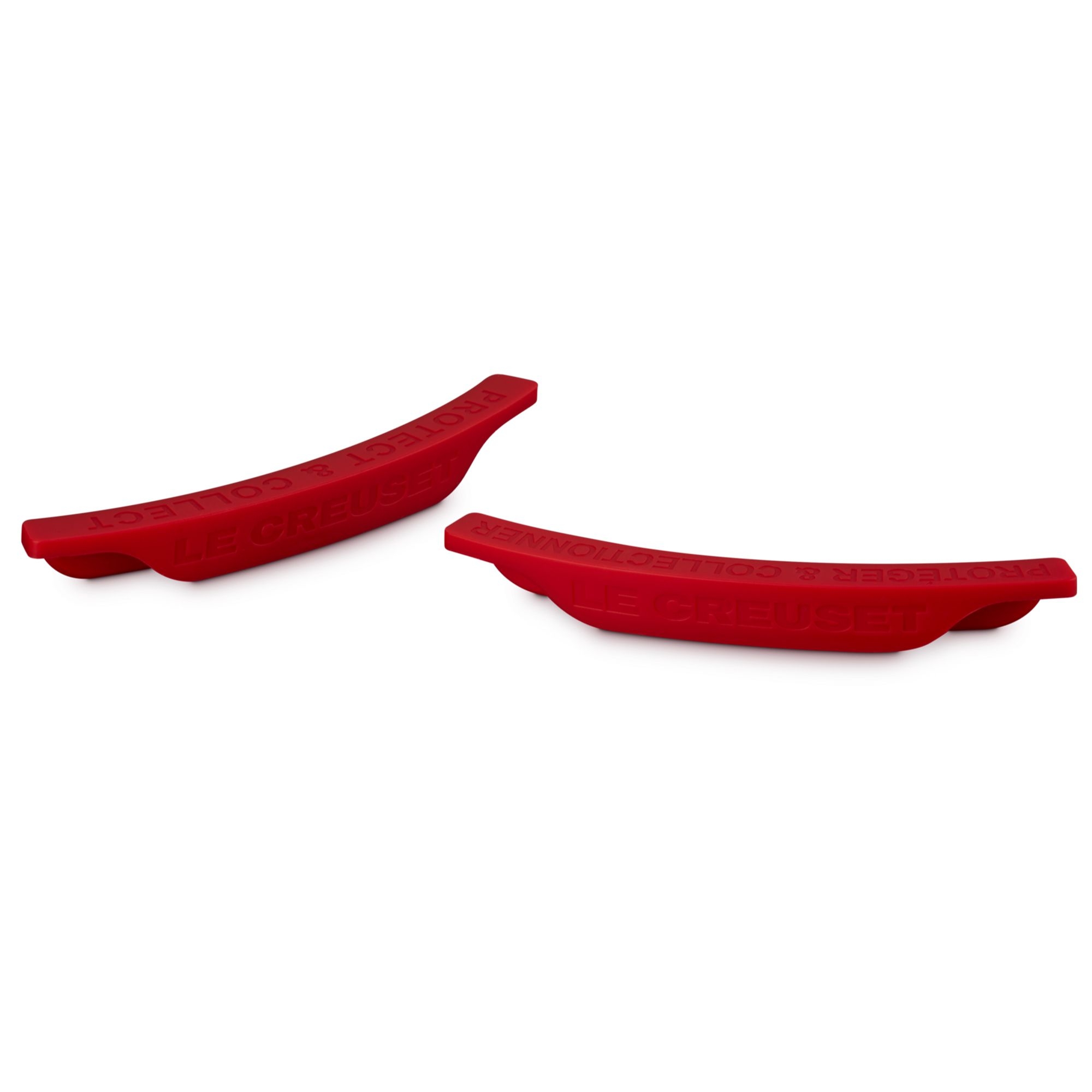 Le Creuset - Set of 2 silicone stacking protectors - Cerise