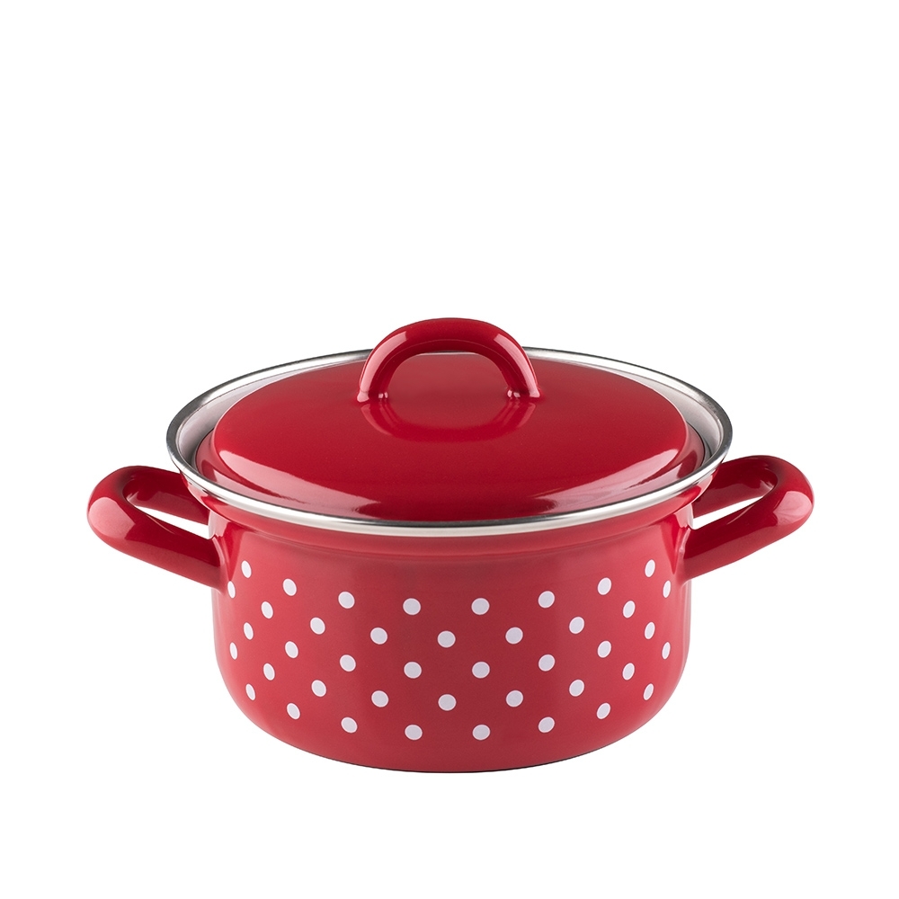 Riess COUNTRY - Polka-dot red - Casserole with lid Riess COUNTRY - Polka-dot red - Casserole with lid