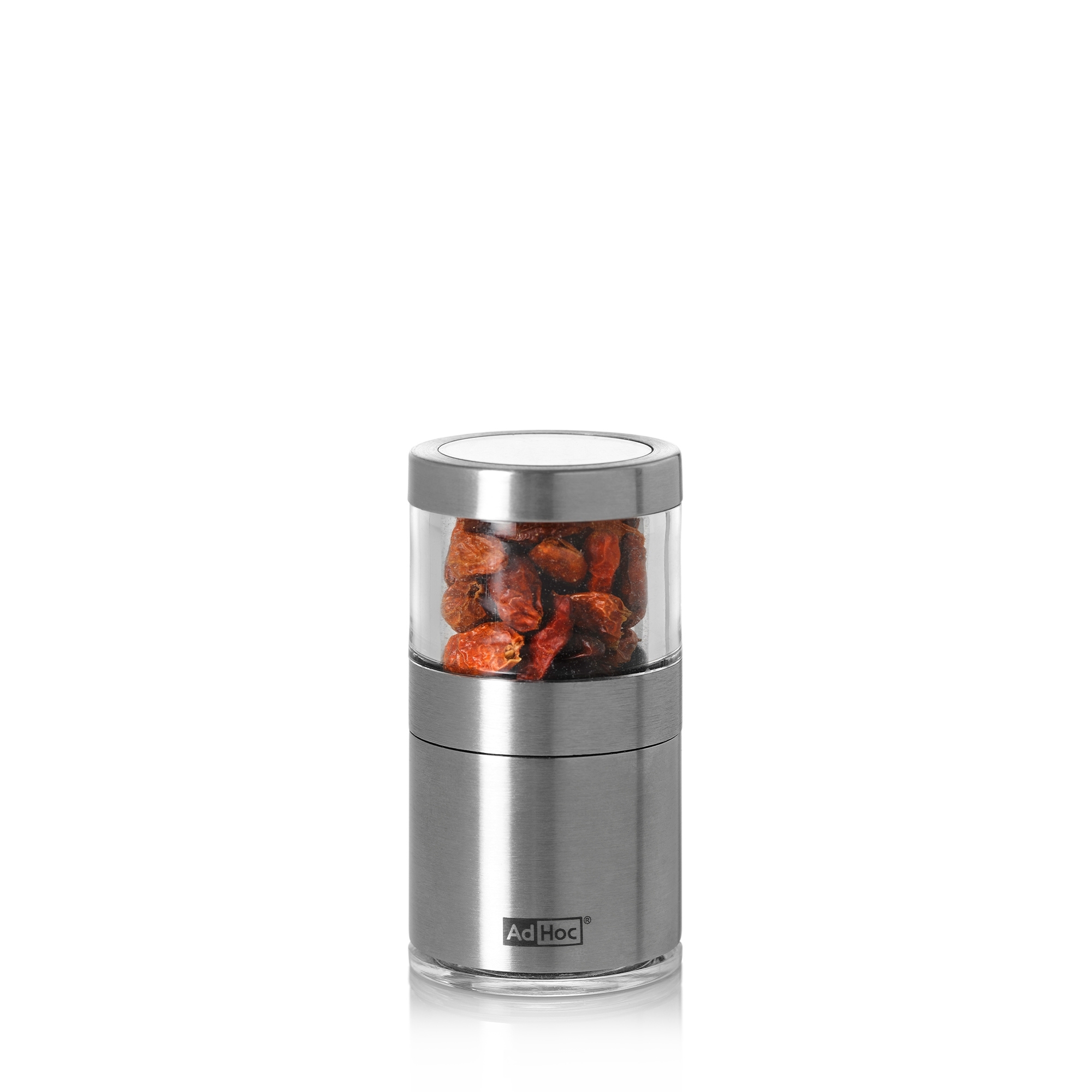 AdHoc Mini Chilischneider VOYAGE mit Chili befüllt