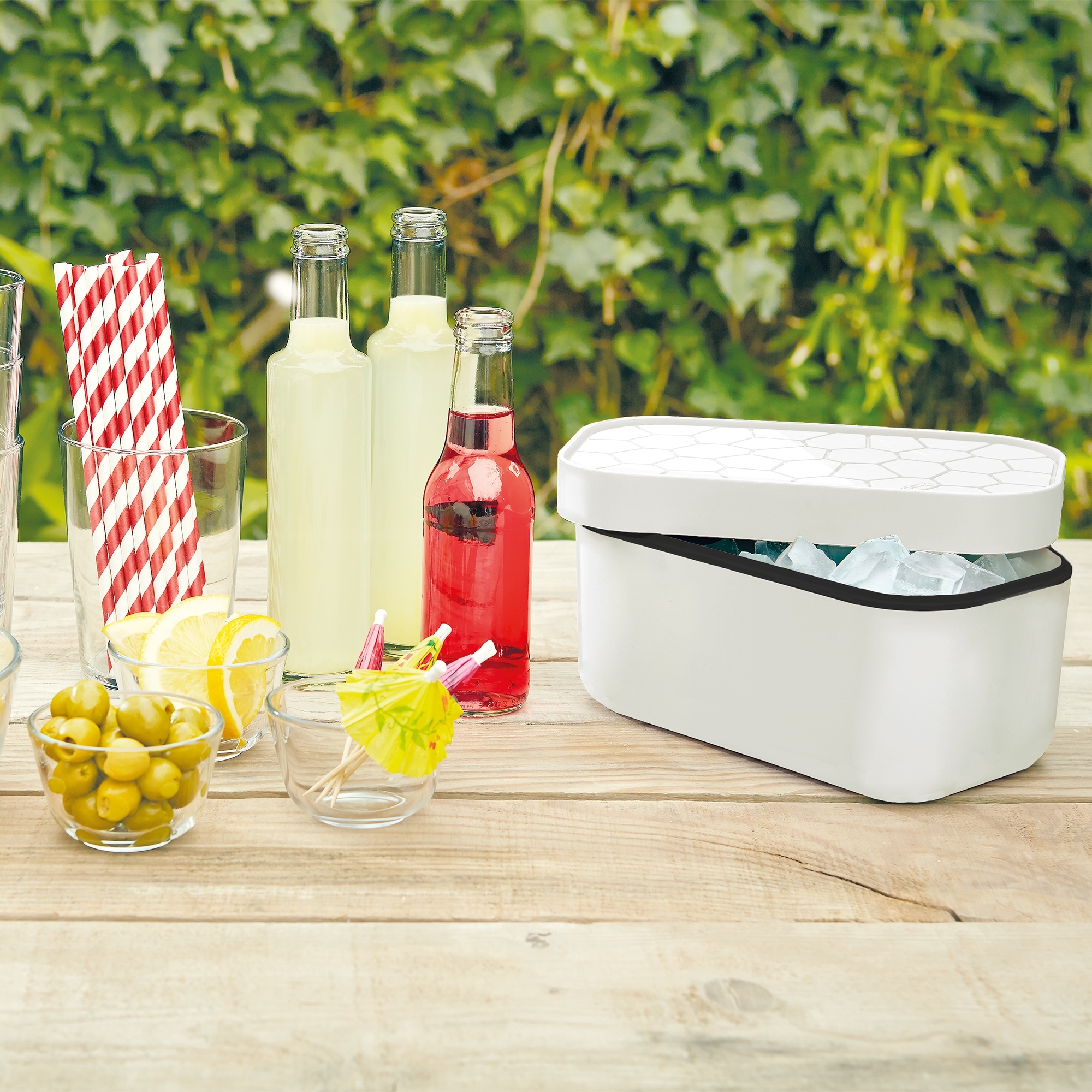 Lékué - Ice box and ice maker, white