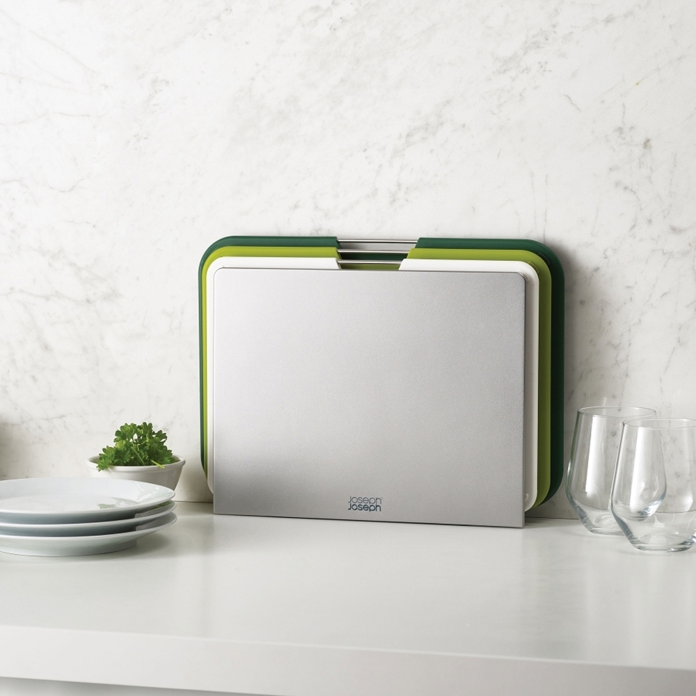 Joseph Joseph - 3-piece cutting board set green Joseph Joseph - 3-piece cutting board set green