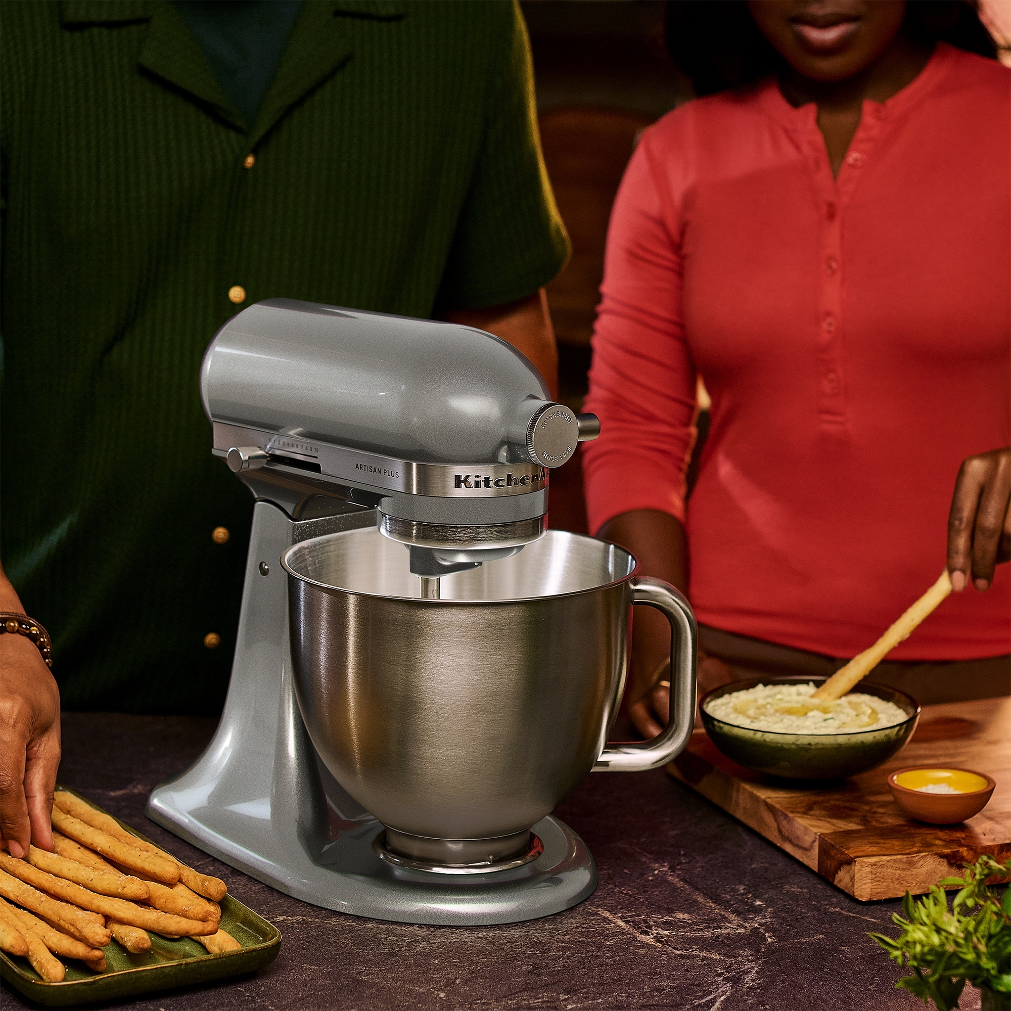 KitchenAid - Artisan Plus Küchenmaschine 5KSM50PKVEMS - Medallion Silver