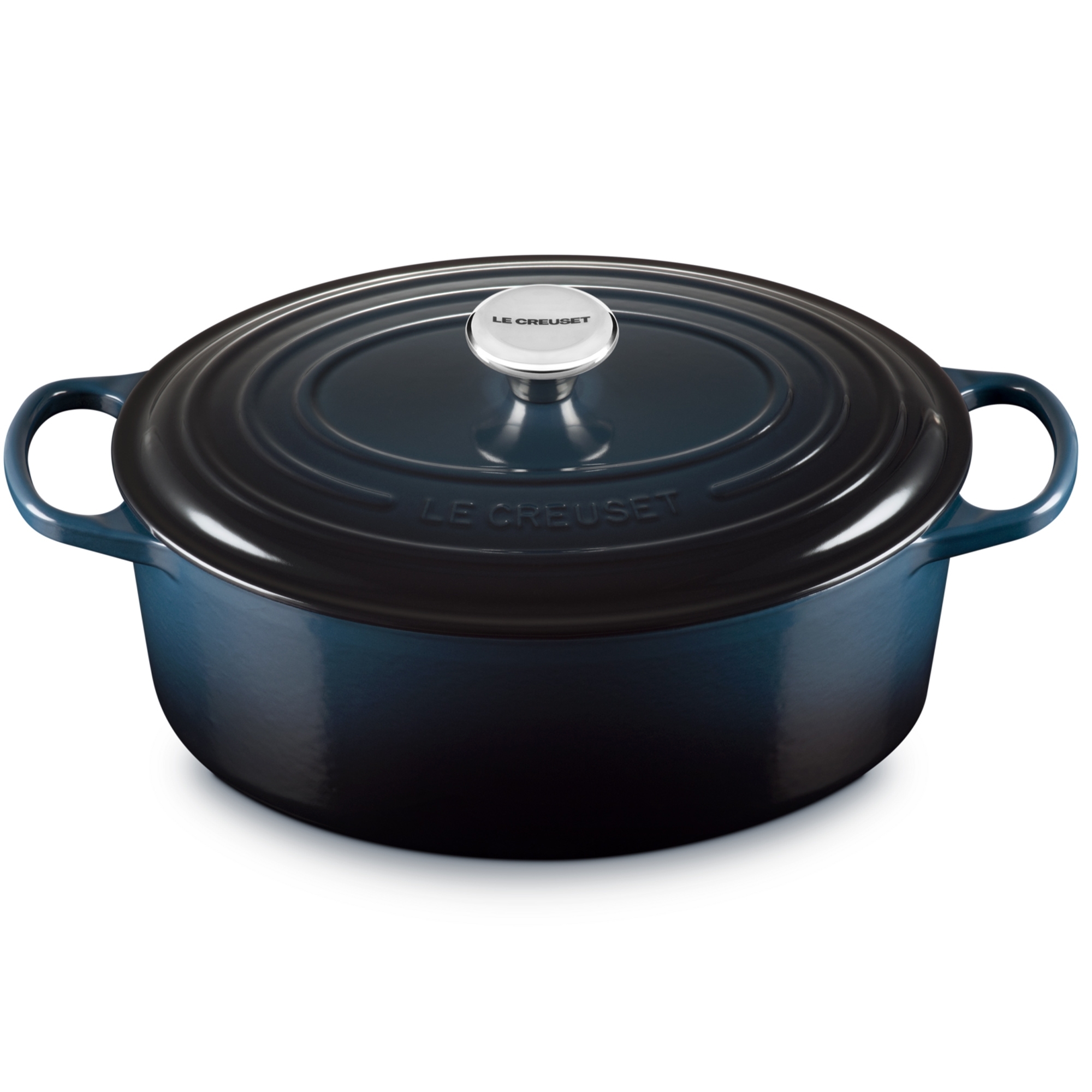 Le Creuset Signature Gusseisen-Bräter oval 33 cm Nuit