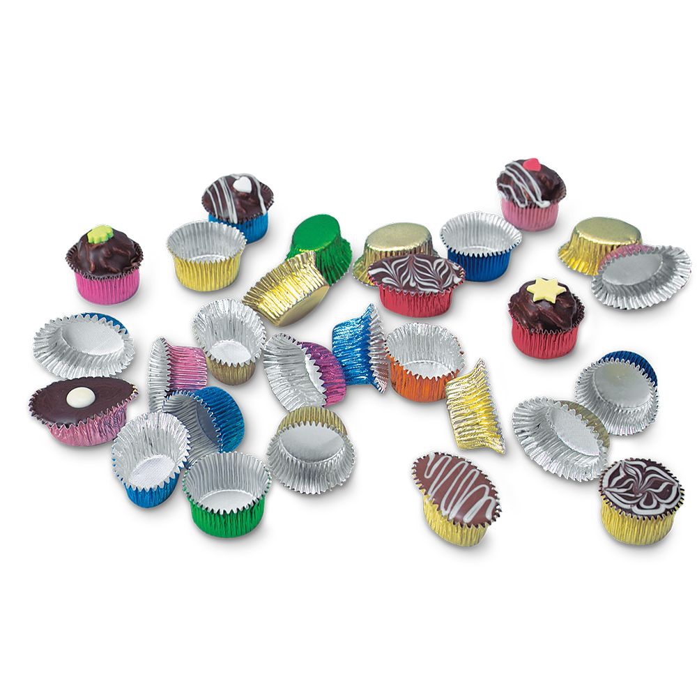 Städter - Chocolate capsules multi-coloured Round & Oval 50 Stück