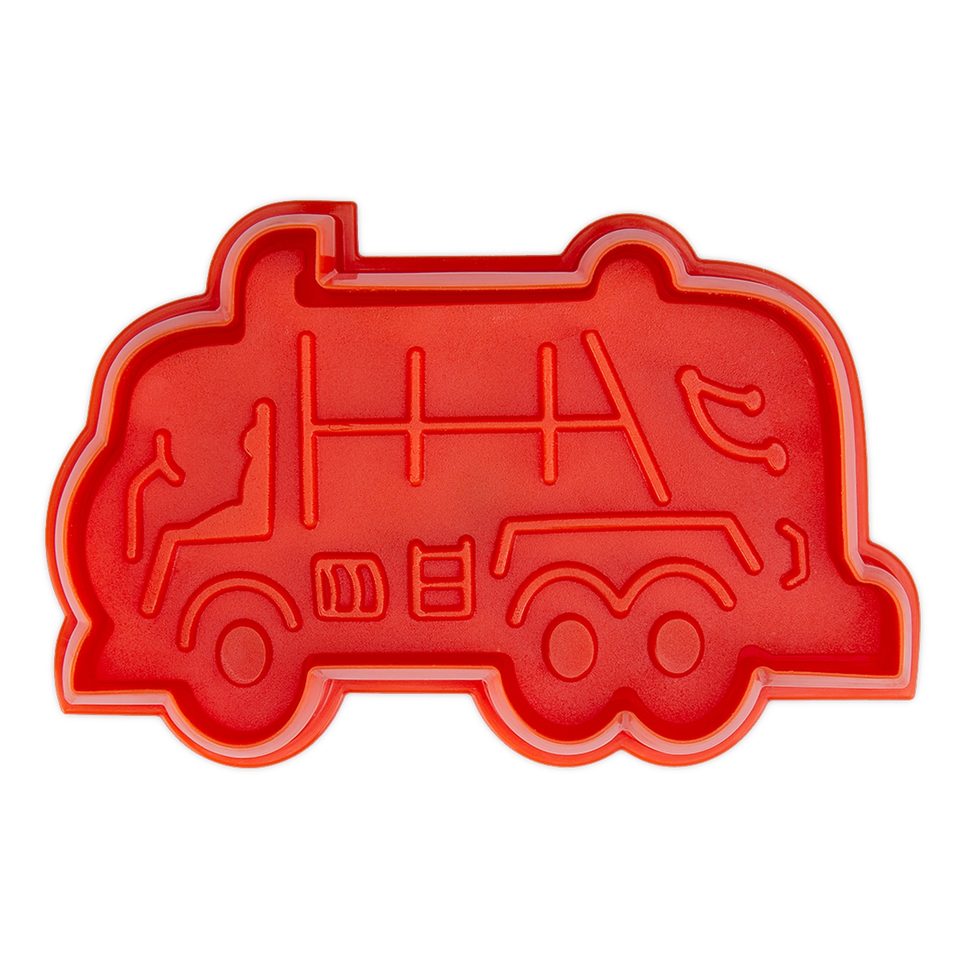 Städter - cookie cutter garbage truck 7.5 cm - orange