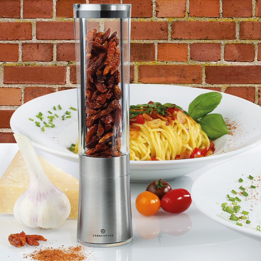 Zassenhaus - Chilimühle DIAVOLO Edelstahl / Acryl Zassenhaus - Chilimühle DIAVOLO Edelstahl / Acryl