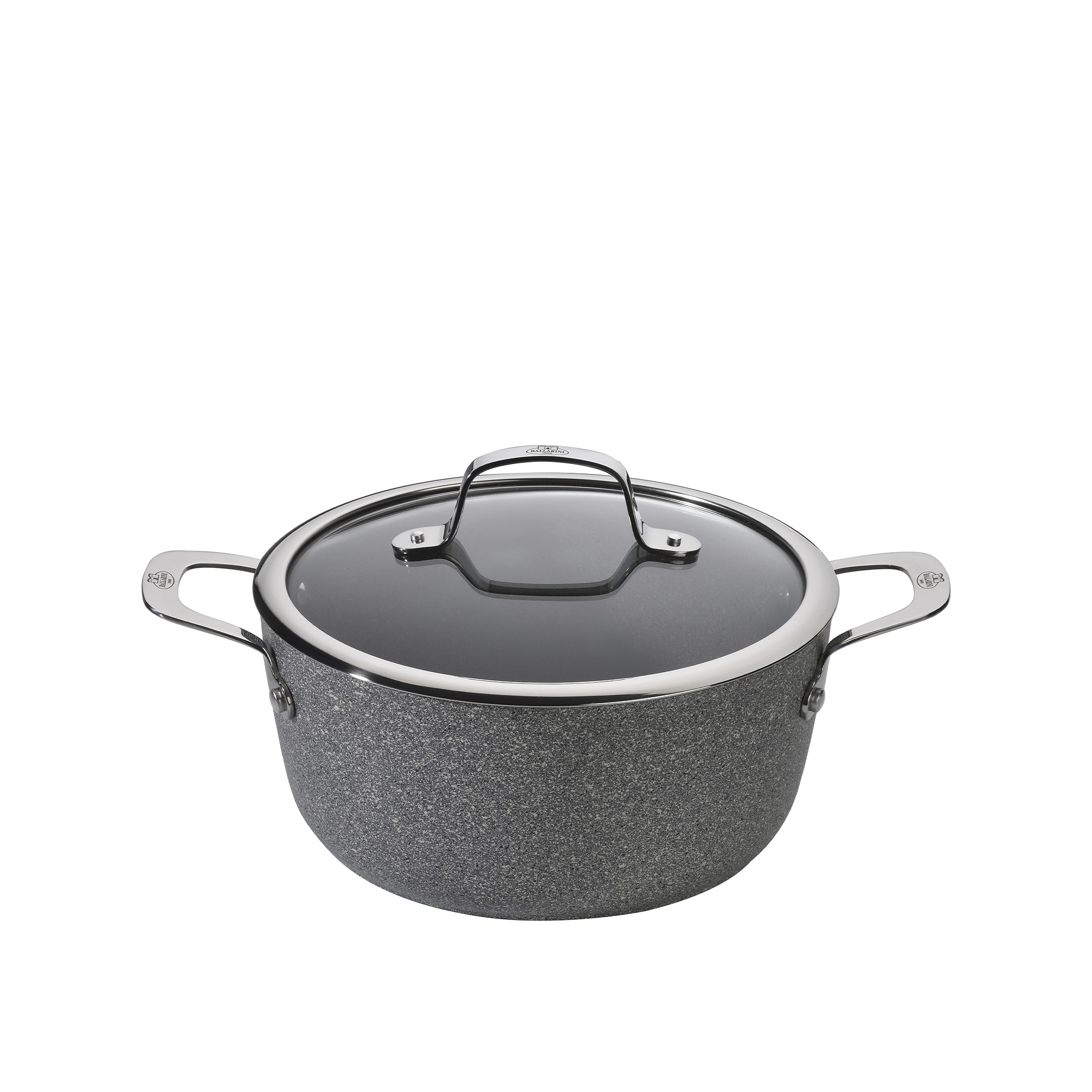 Ballarini - Cooking pot with lid - Salina granitium