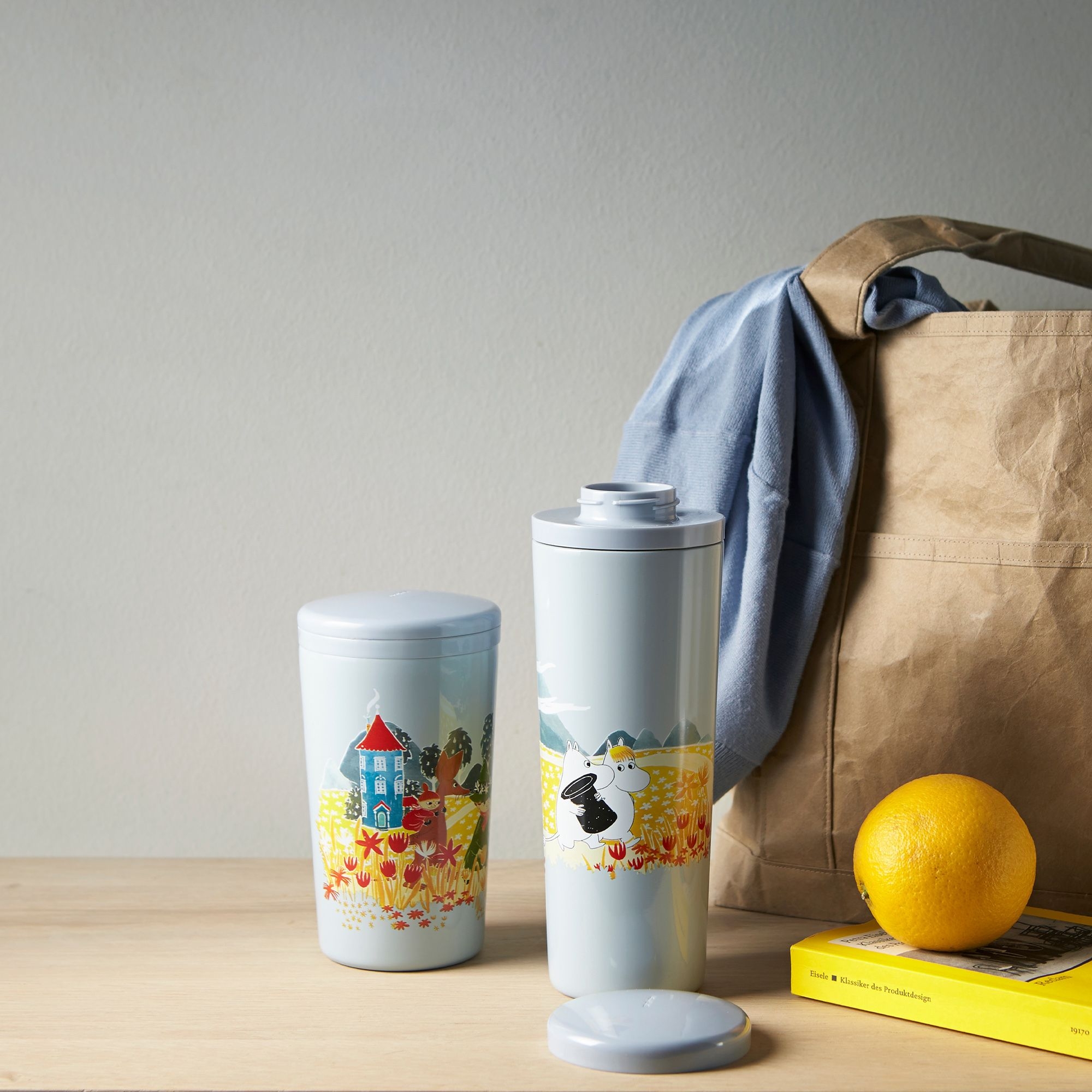 Stelton - Carrie thermo mug - 0.4 l. - Moomin Sky