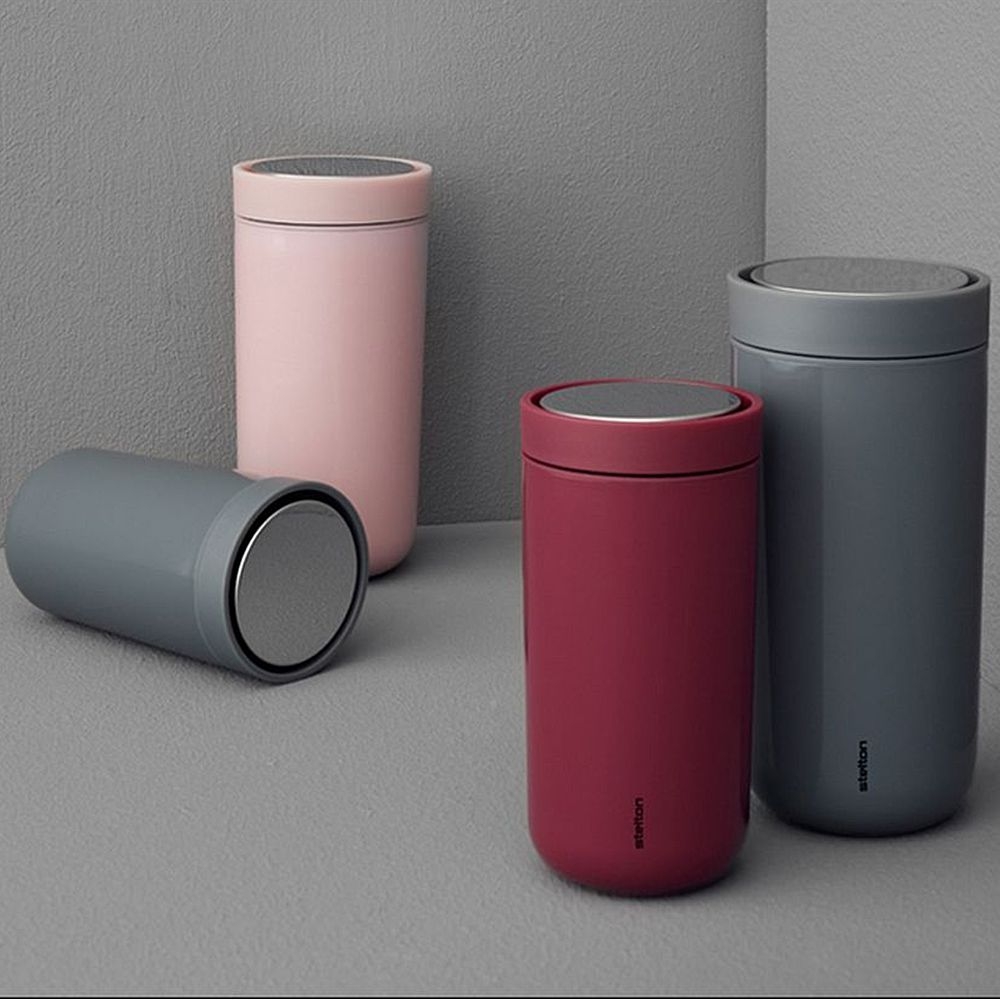 Stelton - To Go Click - Becher 200 ml - Hellgrau