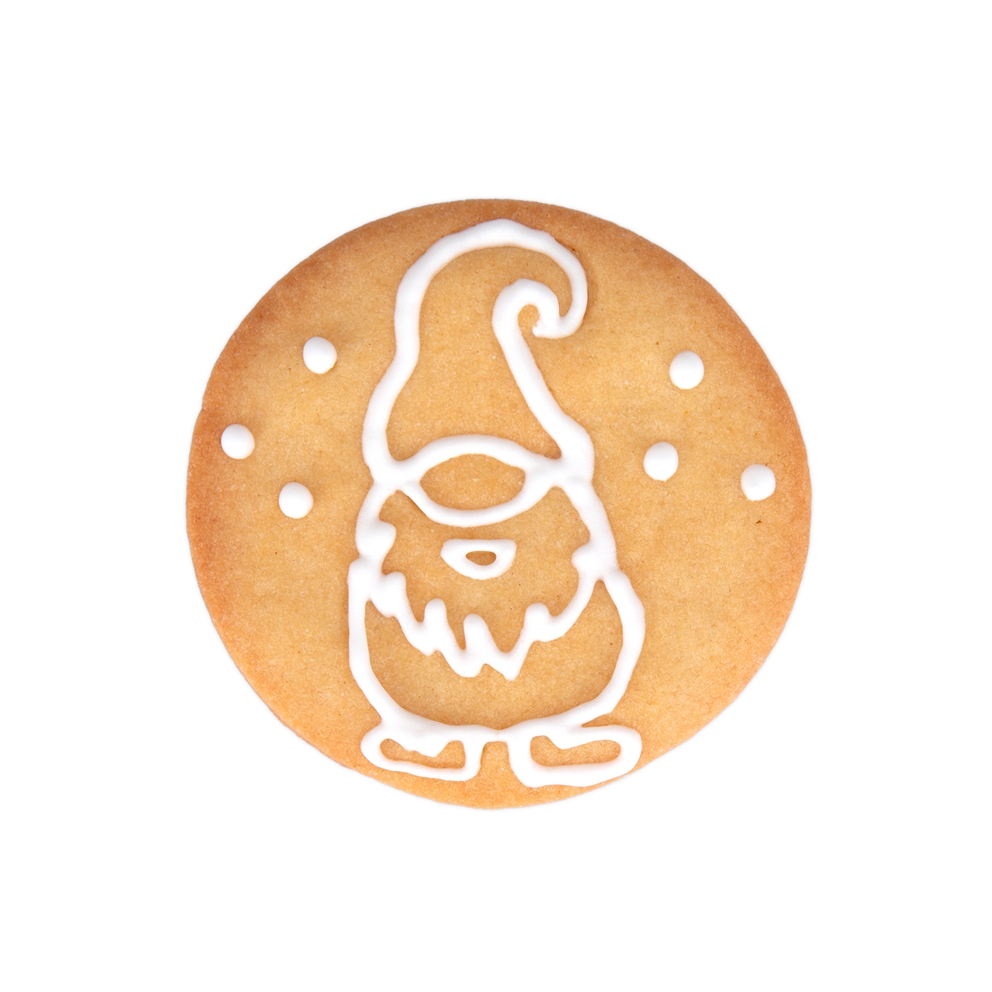 Städter - Embossing cookie cutter gnome - 7 cm - turquoise