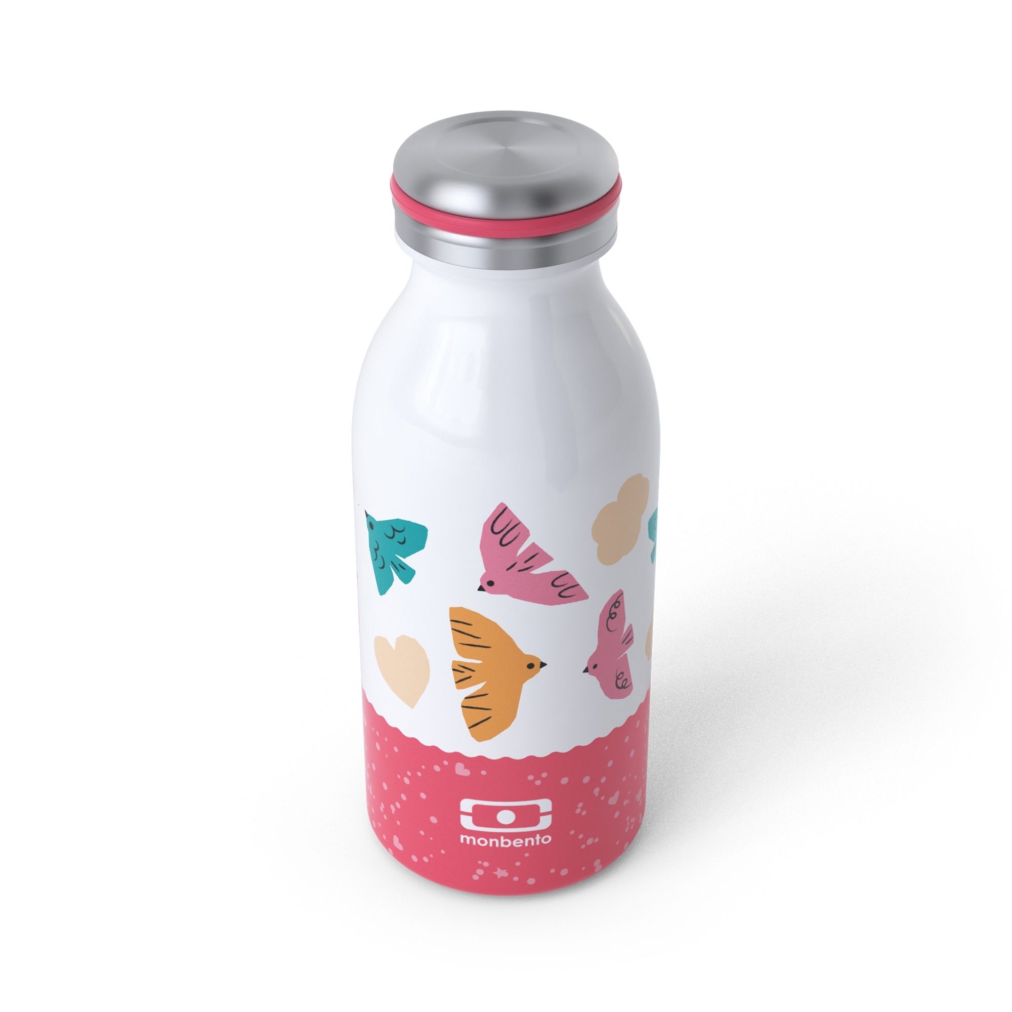 monbento - MB isotherme Trinkflasche Cooly rosa Birds monbento - MB isotherme Trinkflasche Cooly rosa Birds