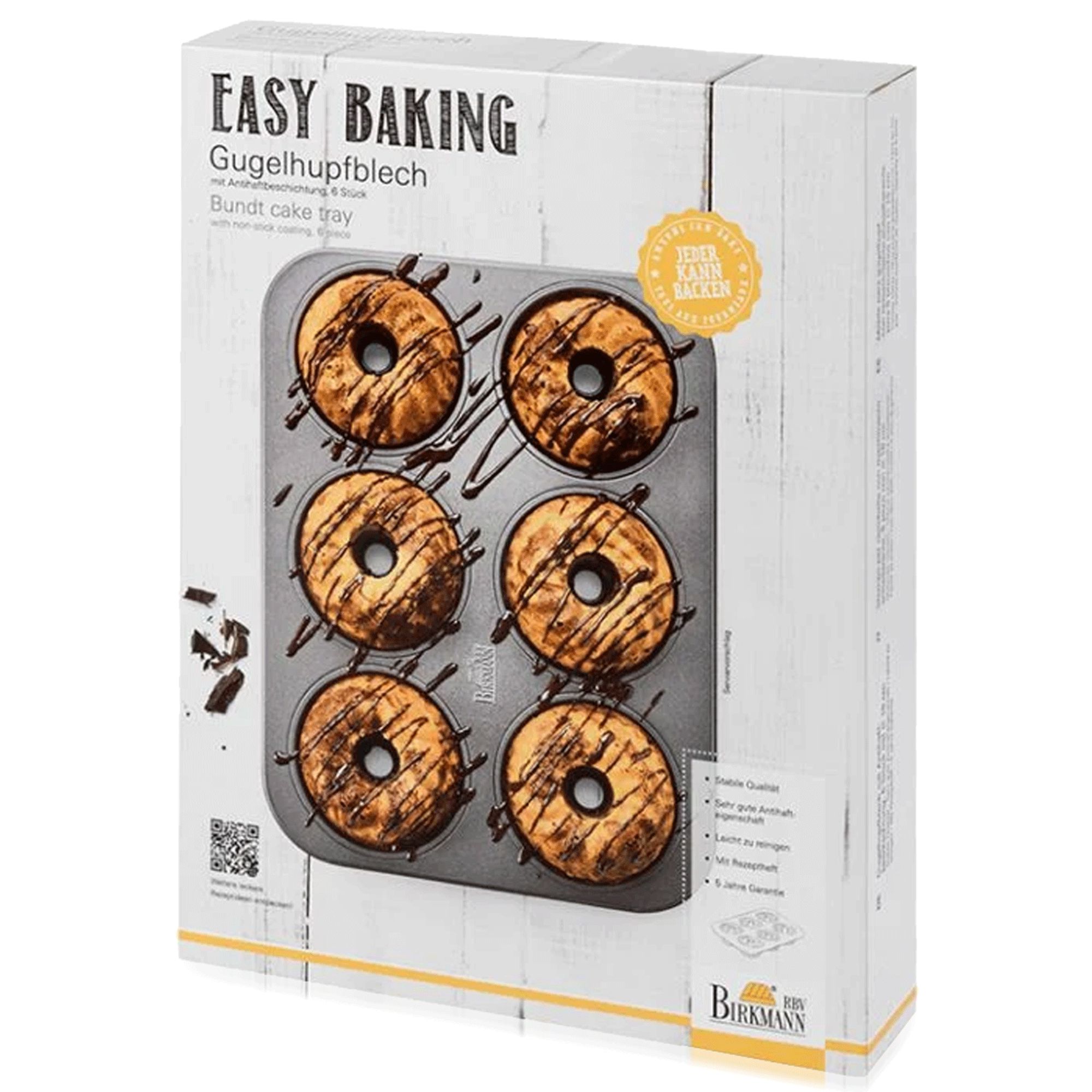 RBV Birkmann - bund cake tin / 6pcs - Easy Baking