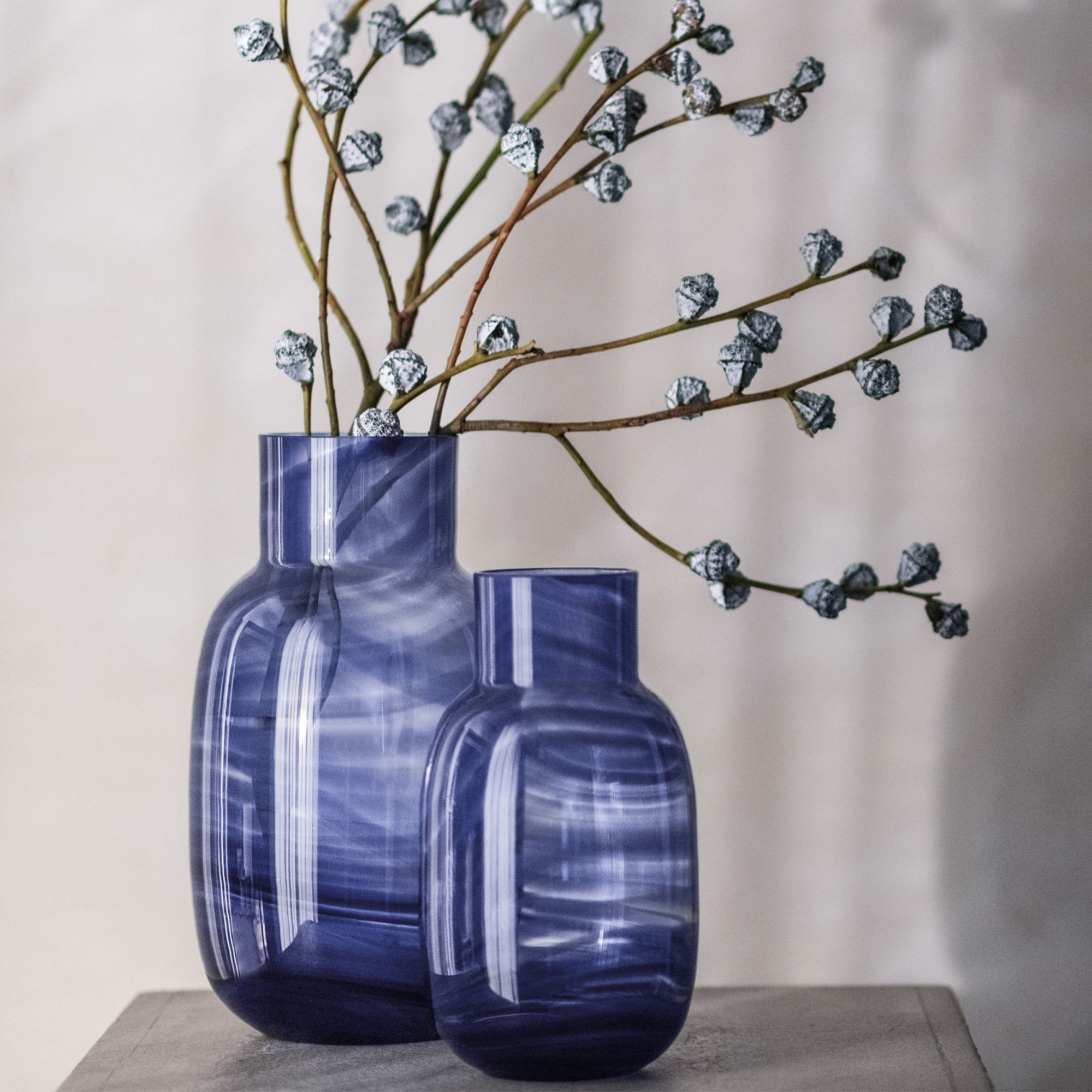 Zwiesel Glas - Vase Waters groß, blau