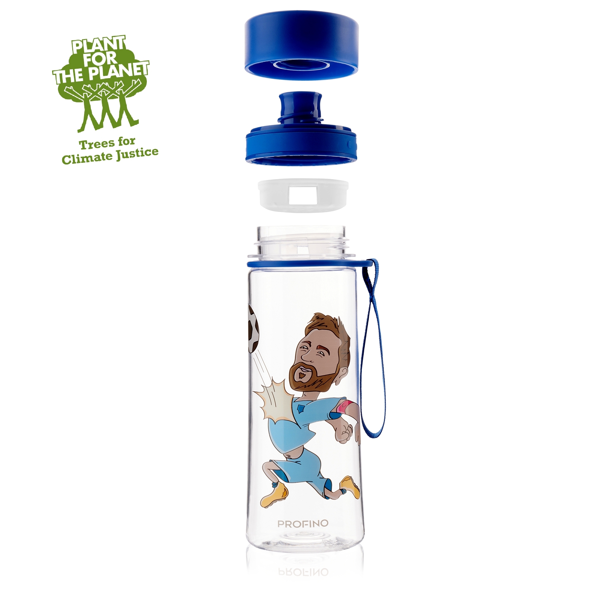 Profino - Infuze KIDS Trinkflasche mit Sieb 350 ml - Fußball Profino - Infuze KIDS Trinkflasche mit Sieb 350 ml - Fußball