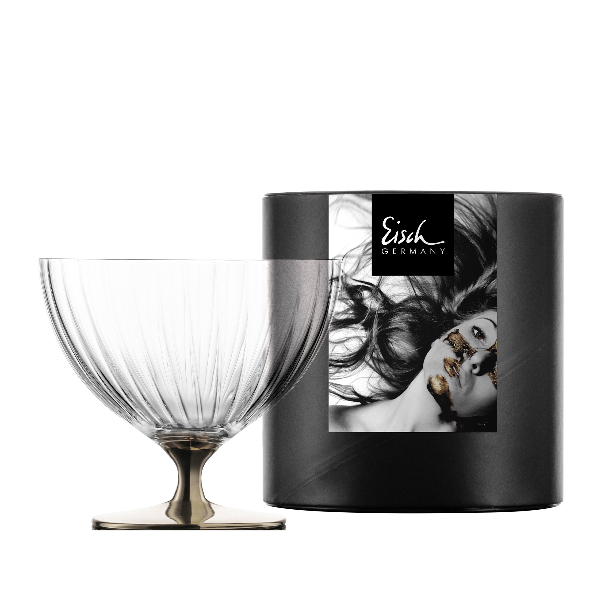 Eisch - Dessertschale mit Fuß, 11,5 cm, platin