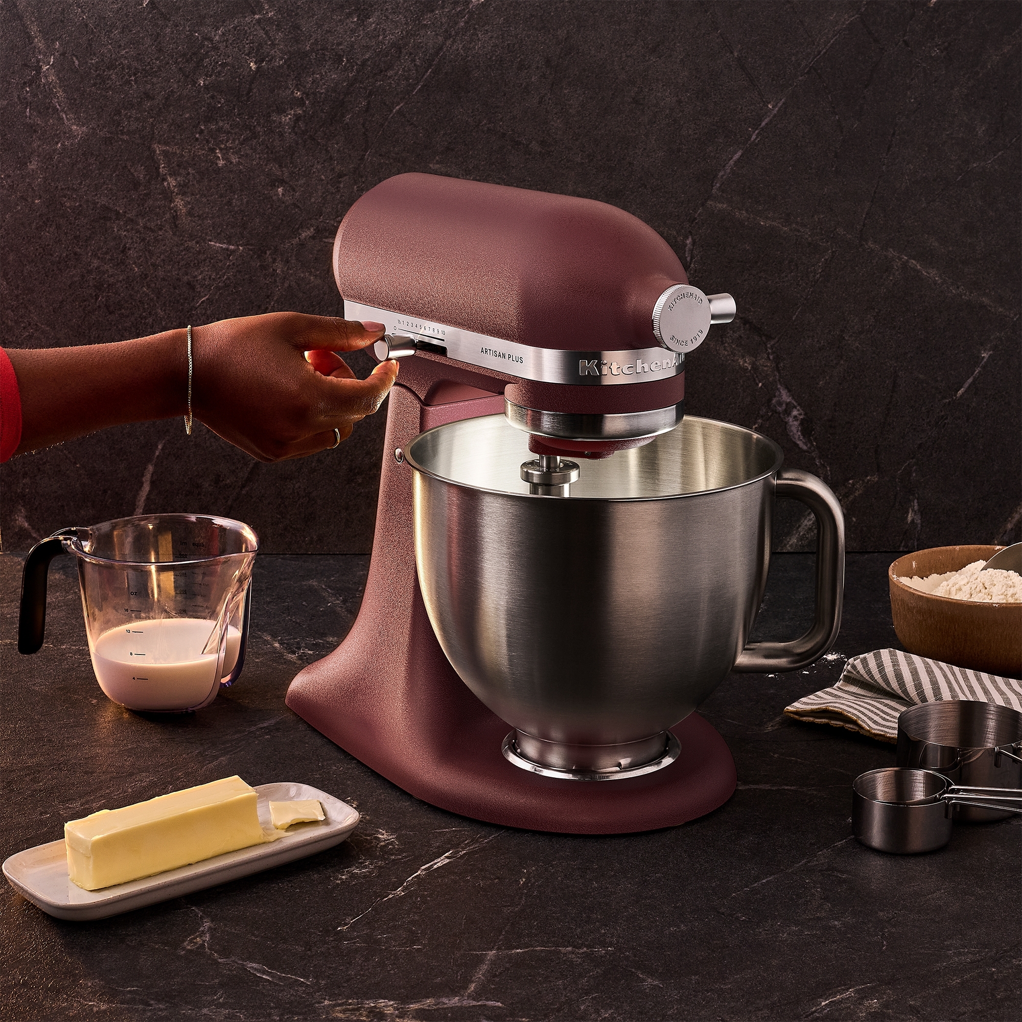KitchenAid - Artisan Plus Küchenmaschine 5KSM50PKVESO - Sun Dried Tomato