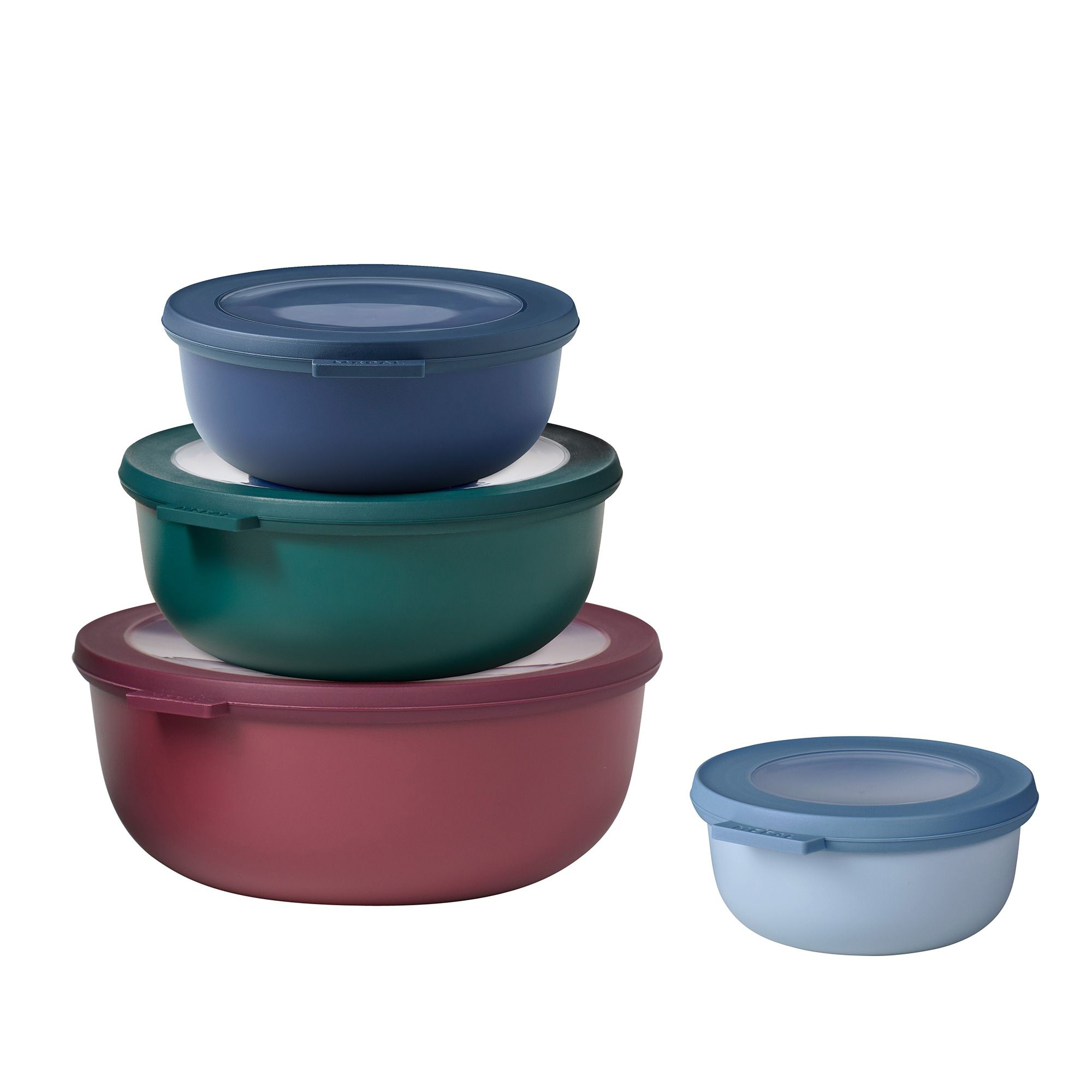 Mepal - Cirqula multi bowl round flat - different colors