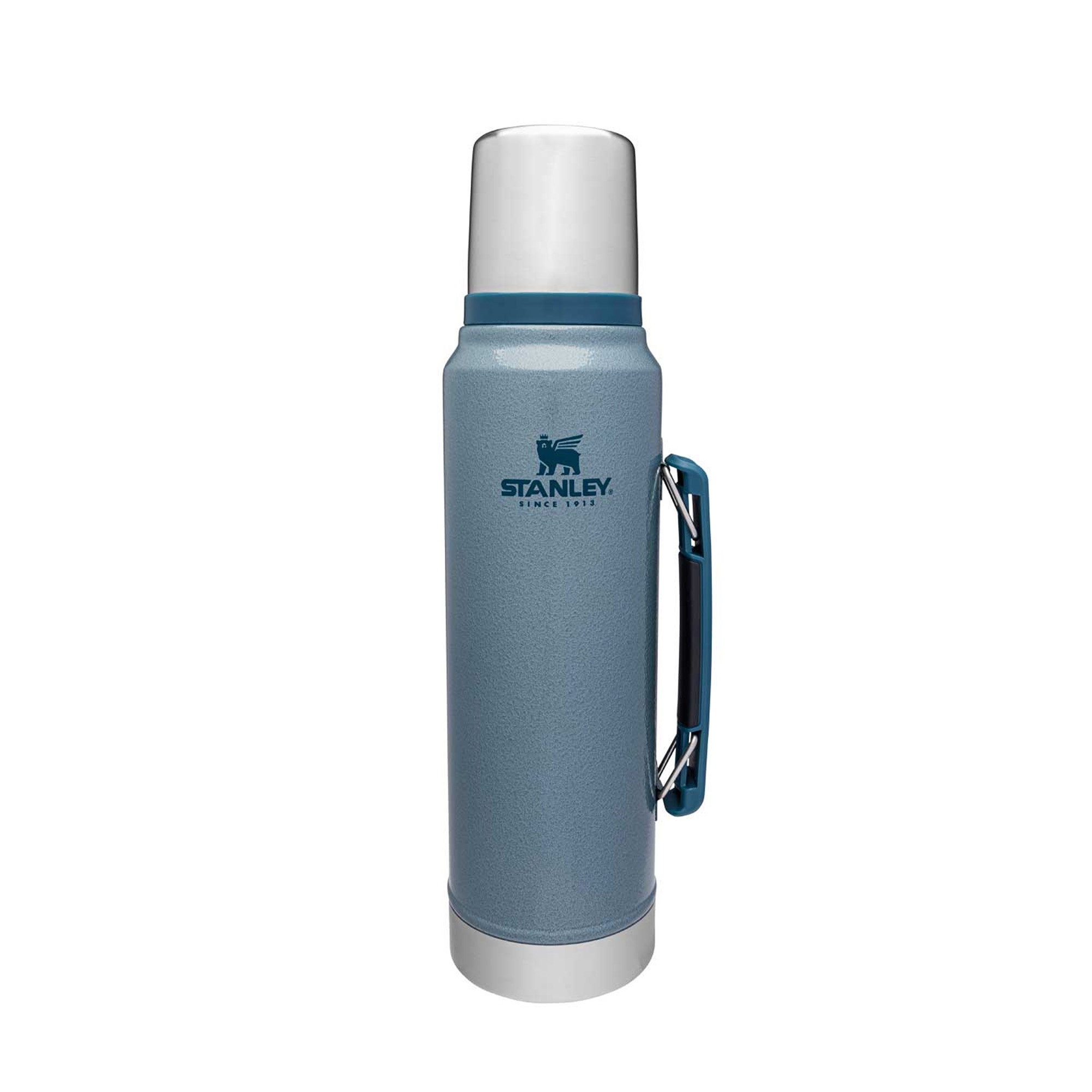 Stanley - Classic Insulated Bottle - 1.0 l - Hammertone Ice Stanley - Classic Insulated Bottle - 1.0 l - Hammertone Ice