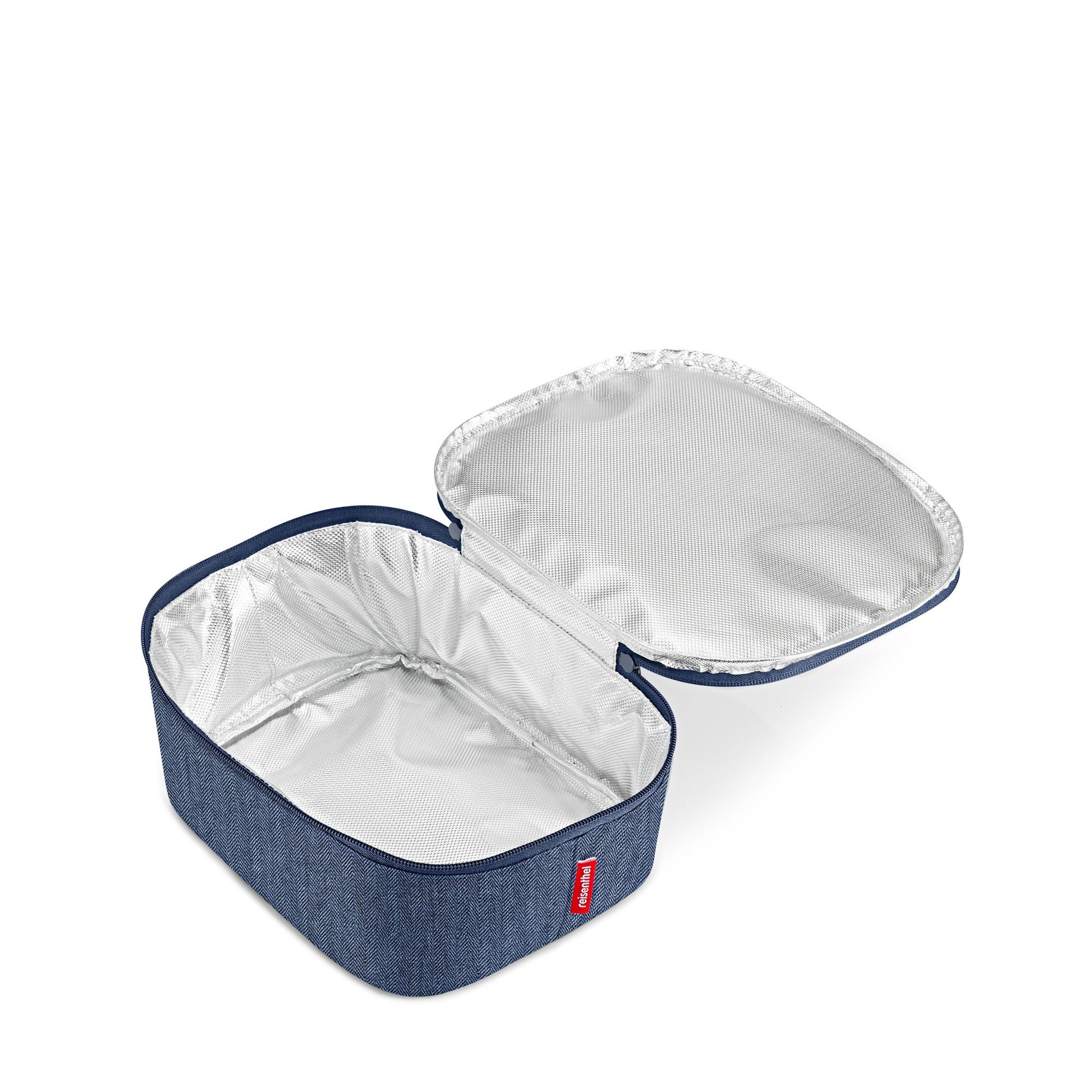 reisenthel - coolerbag M pocket - herringbone dark blue reisenthel - coolerbag M pocket - herringbone dark blue