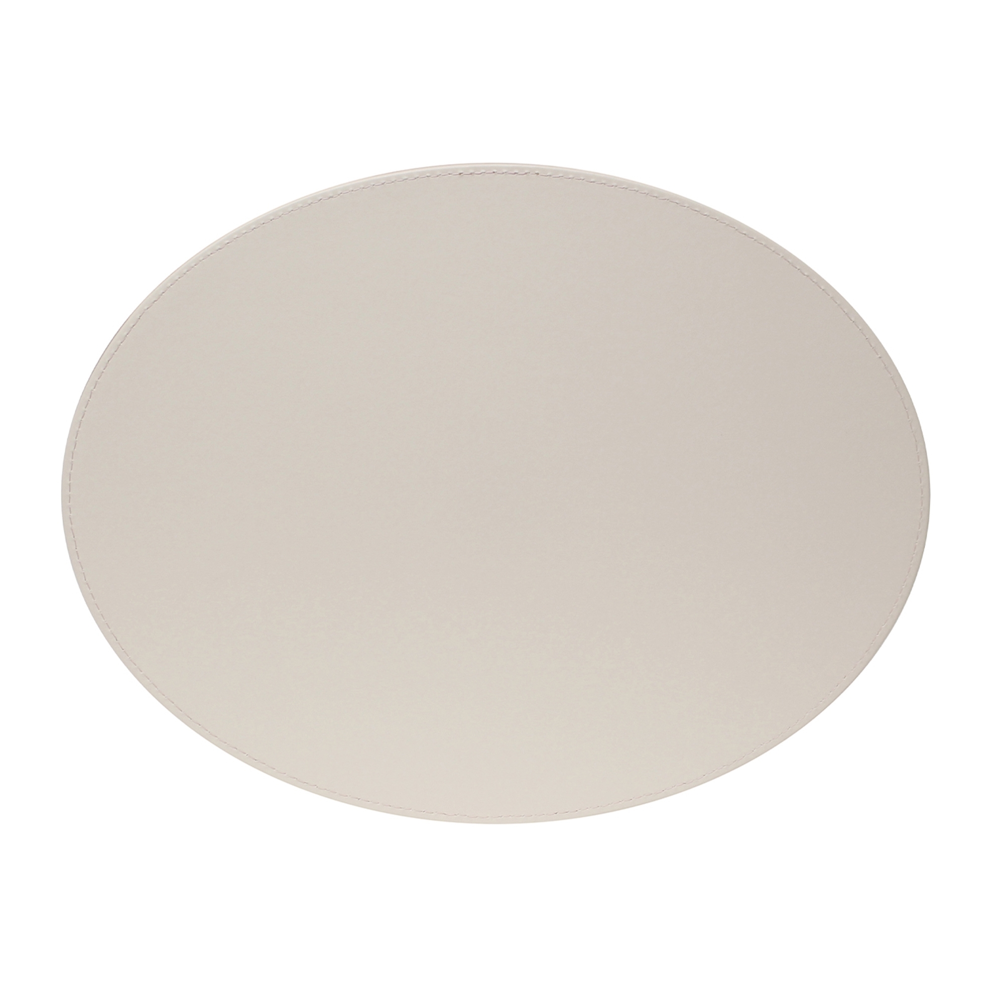 Freeform - Oval placemat - Old rose / Stone - 45 x 34 cm