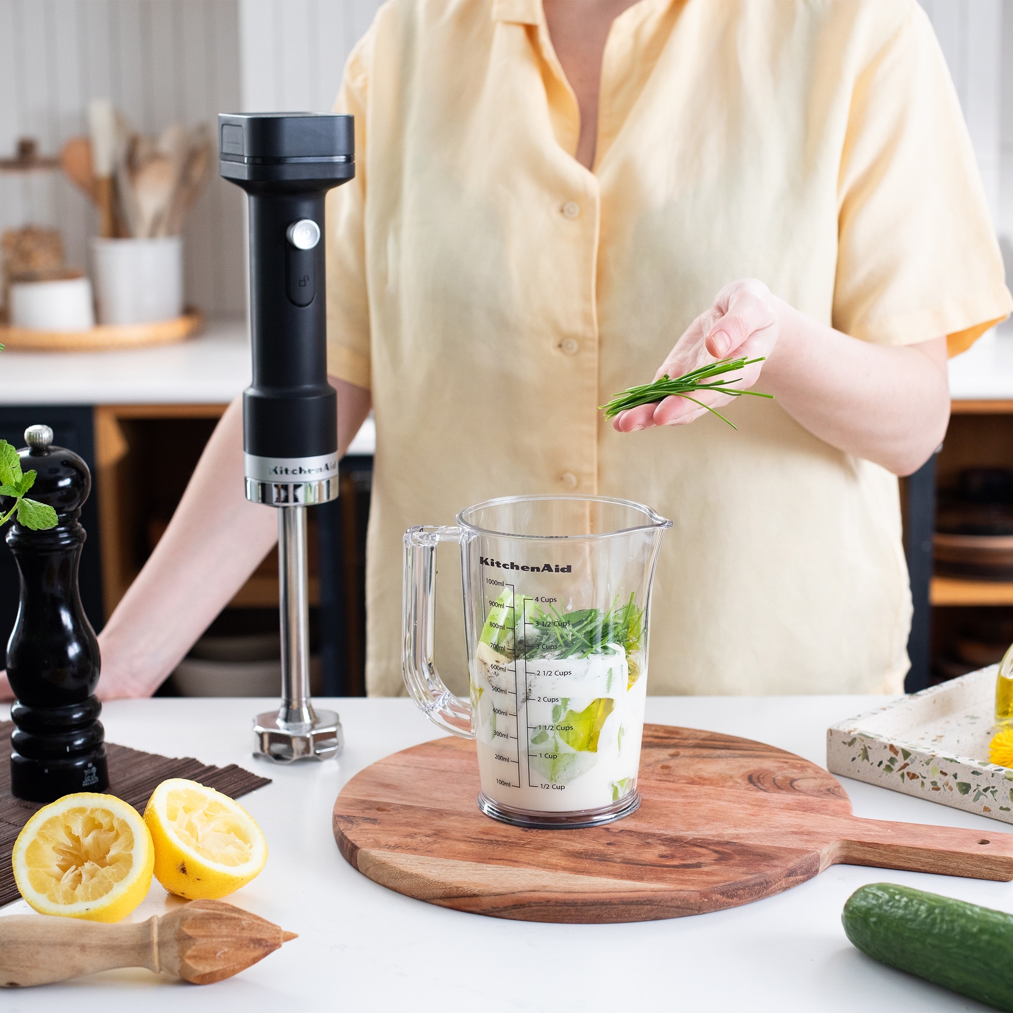 KitchenAid - Go Cordless - Hand blender with accessories - incl. rechargeable battery